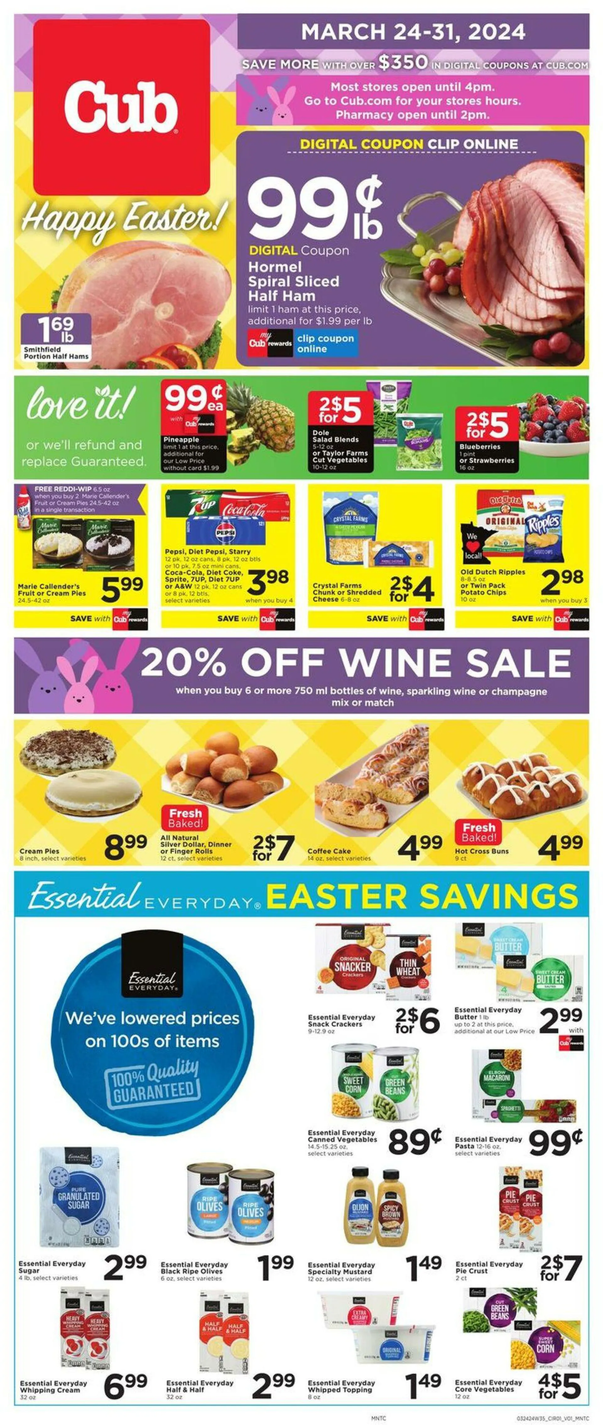 Weekly ad Cub Foods Current weekly ad from March 24 to April 2 2024 - Page 