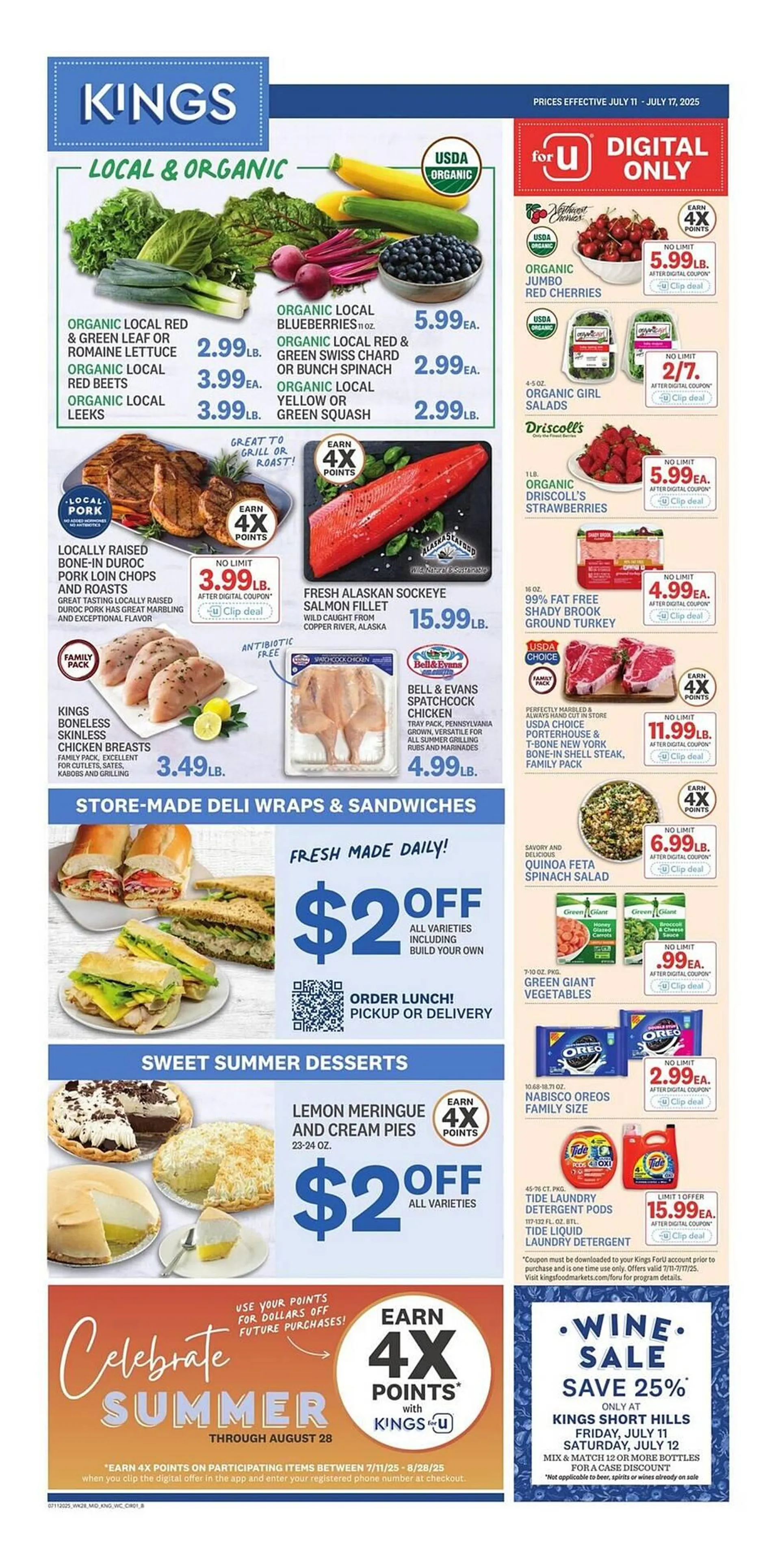 Weekly ad Kings Food Markets Weekly Ad from July 11 to July 17 2025 - Page 1