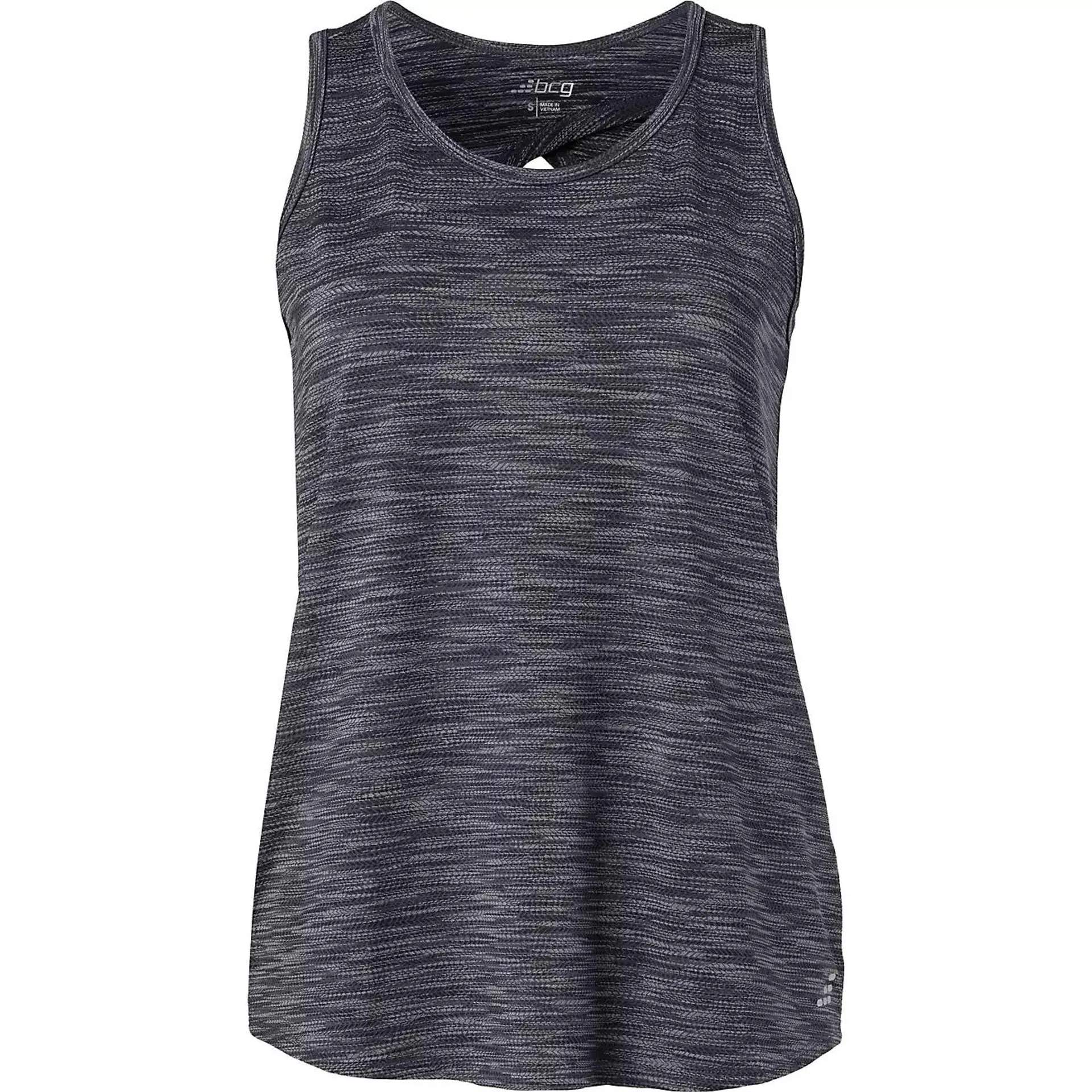 BCG Women's Honeycomb Keyhole Back Muscle Tank Top