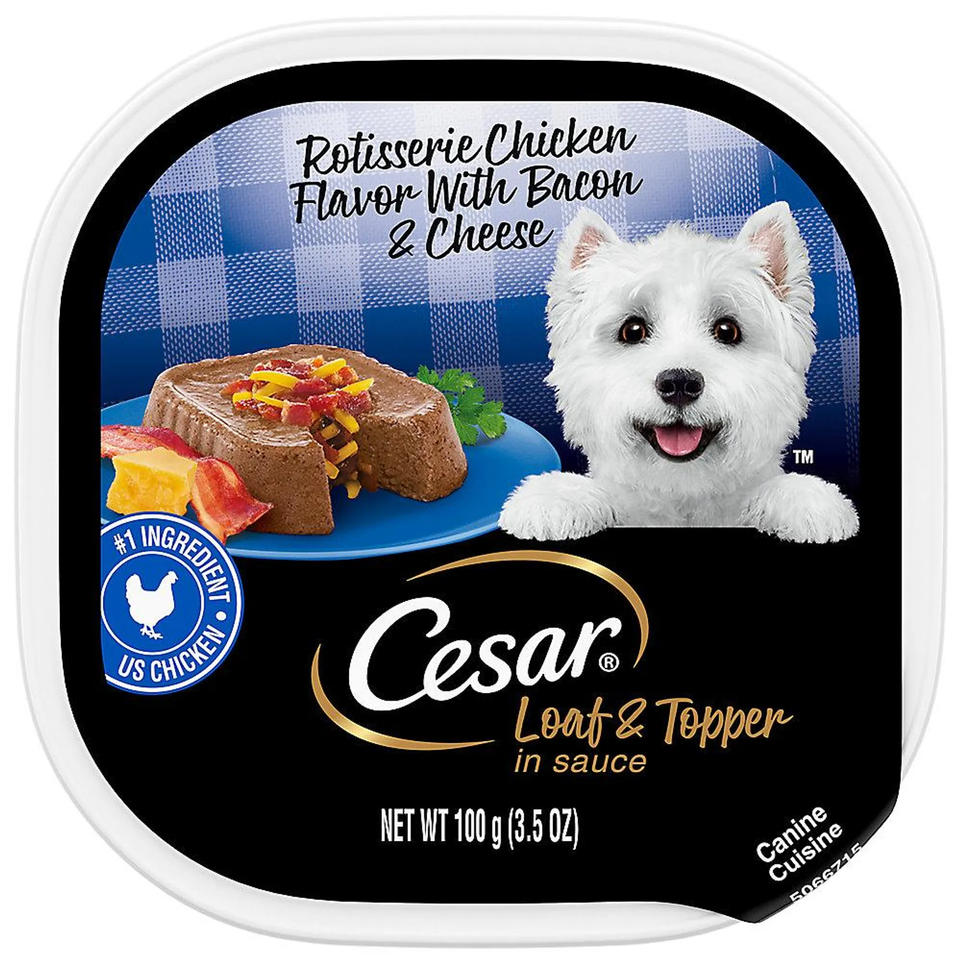 Cesar® Classics Adult Wet Dog Food - Loaf & Topper, 3.5 Oz.