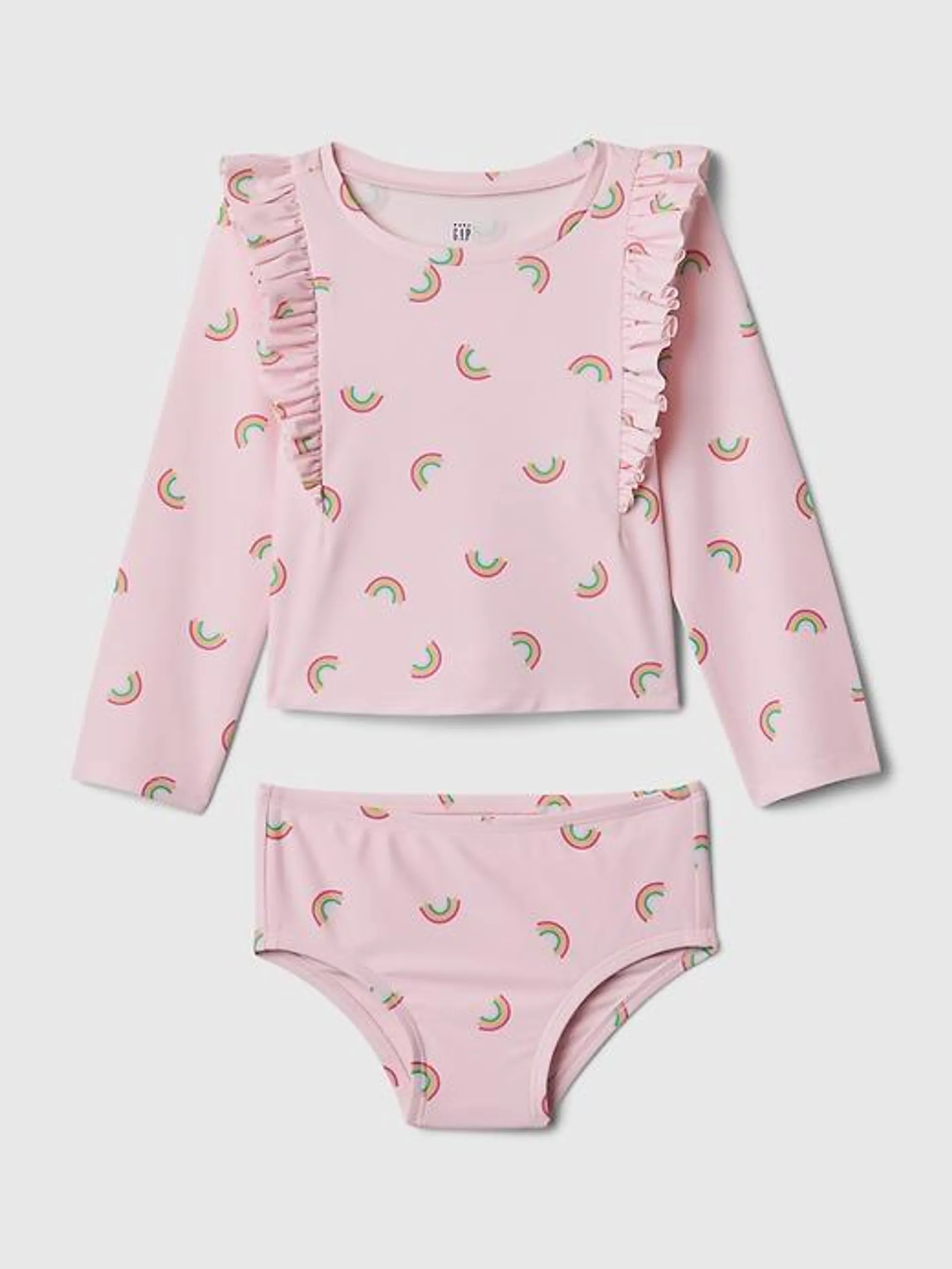 babyGap Ruffle Rash Guard Two-Piece