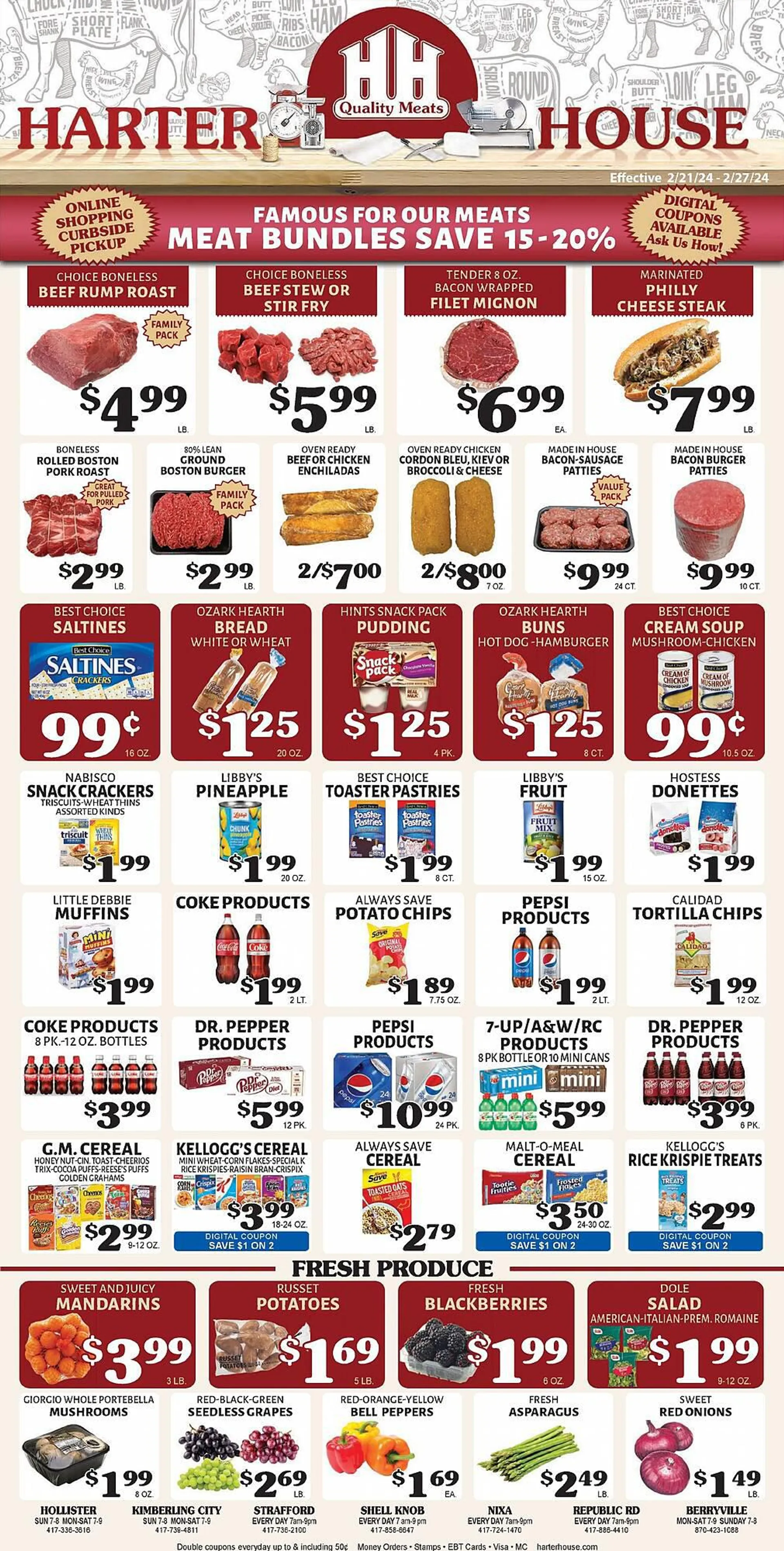 Weekly ad Harter House Weekly Ad from February 21 to February 27 2024 - Page 