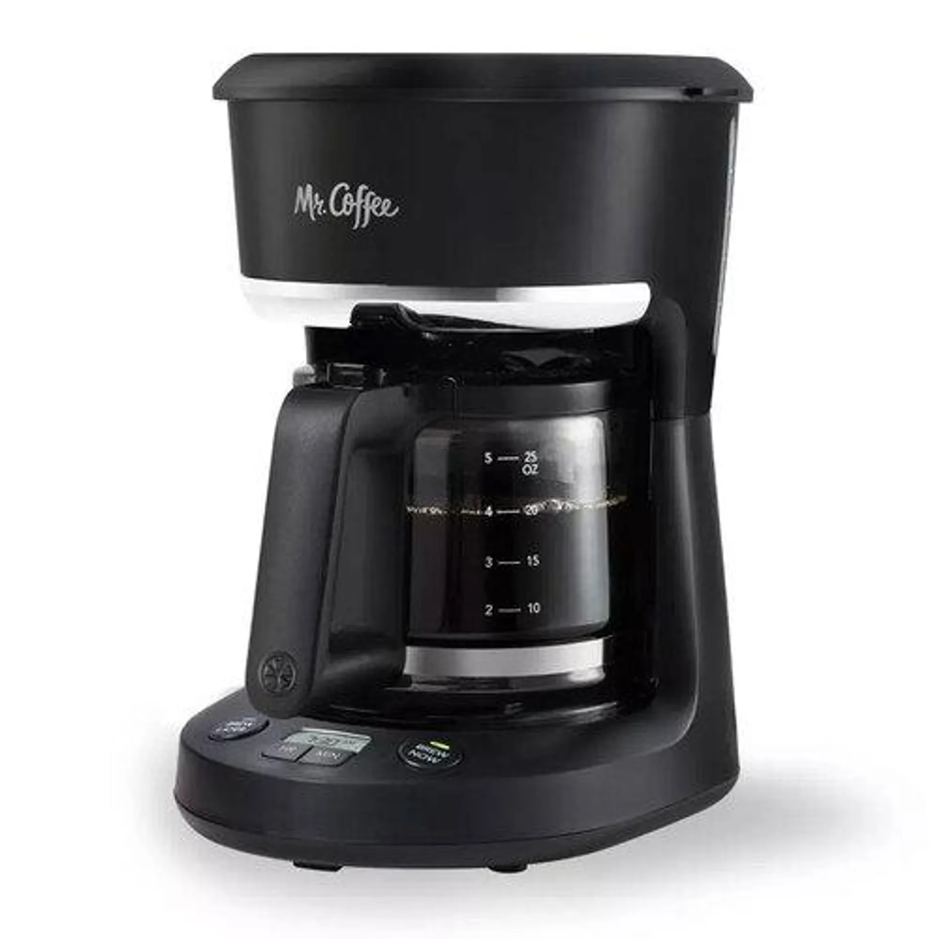 - 5-Cup Programmable Coffee Maker - Black