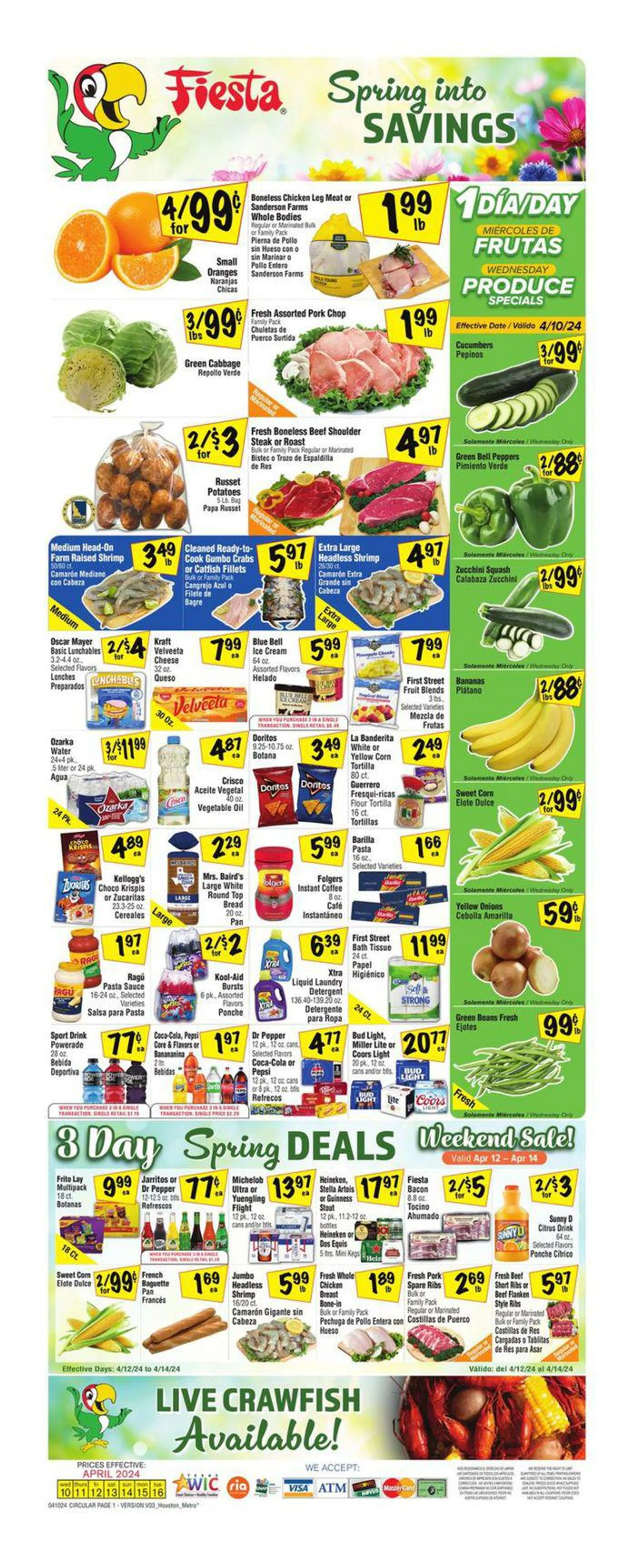 Weekly ad Spring Into Savings from April 11 to April 16 2024 - Page 1