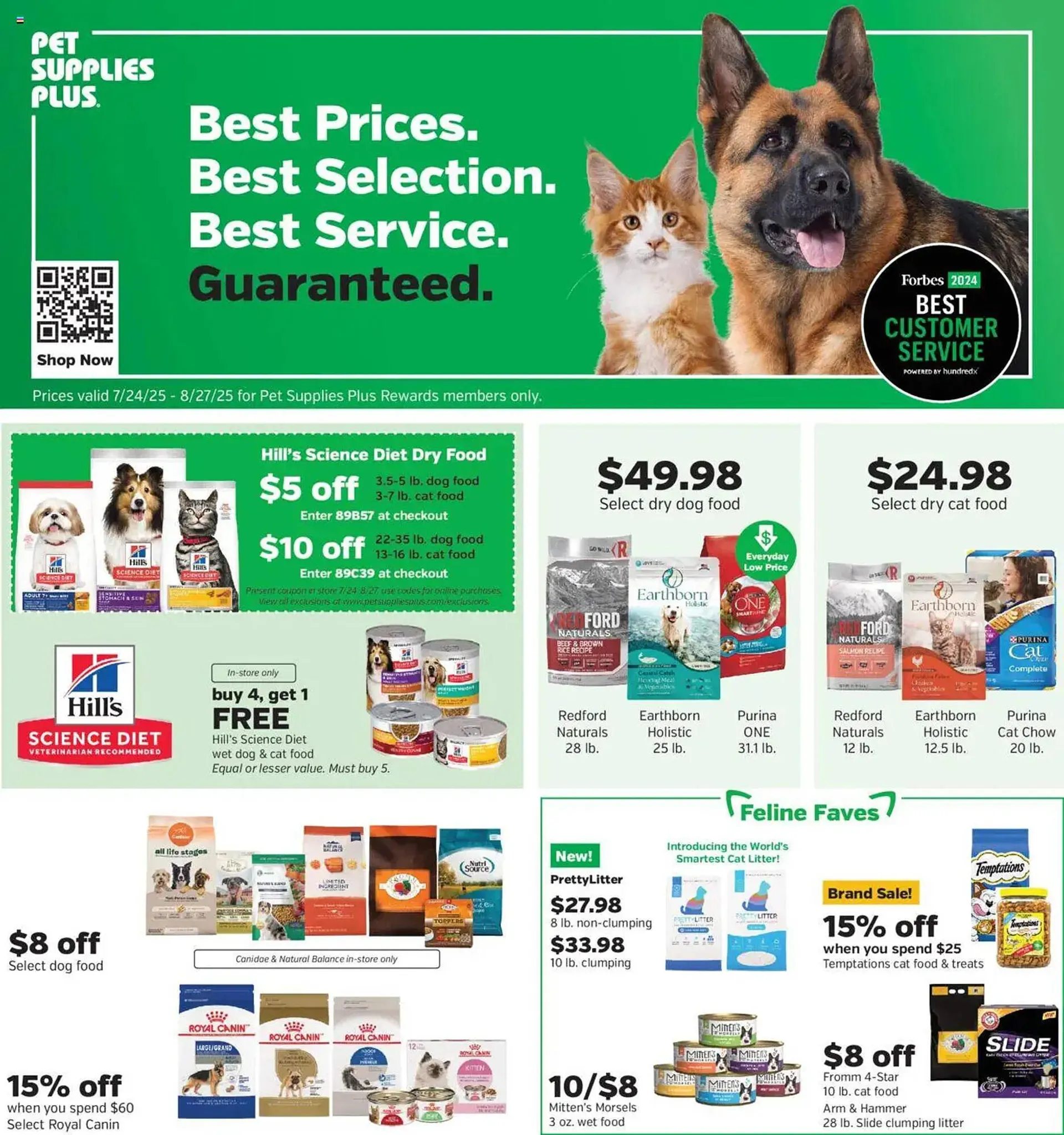 Weekly ad Pet Supplies Plus Weekly Ad from July 24 to August 28 2025 - Page 1