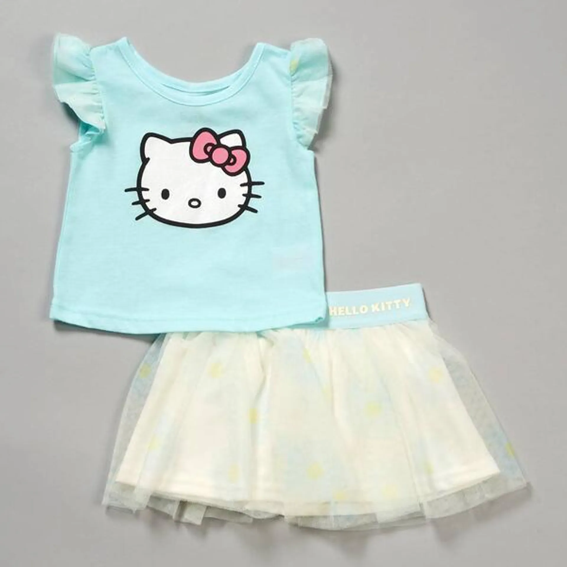 Baby Girl (12-24M) Hello Kitty® Top & Tulle Skirt Set