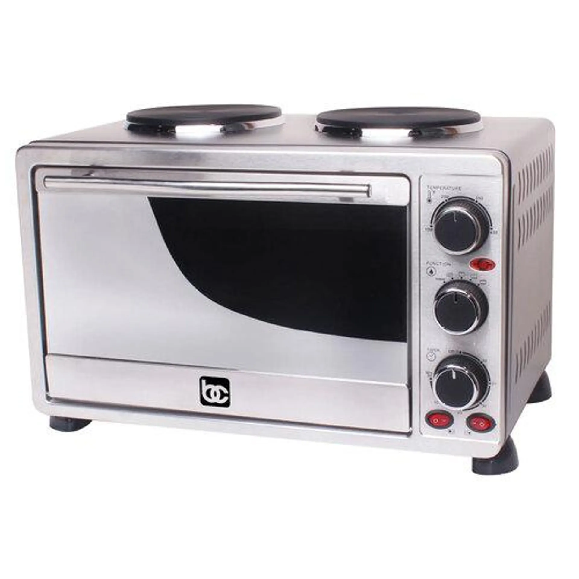 Toaster Oven with Double Burners