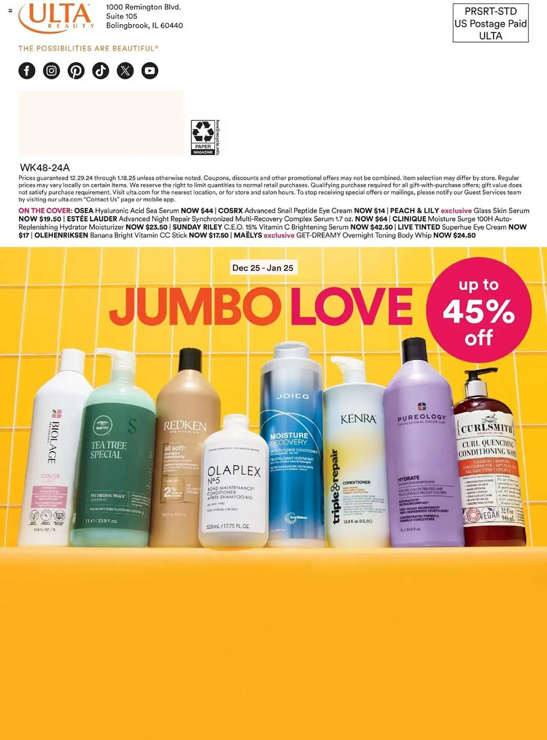 Weekly ad Ulta Beauty Weekly Ad from December 29 to January 18 2025 - Page 52