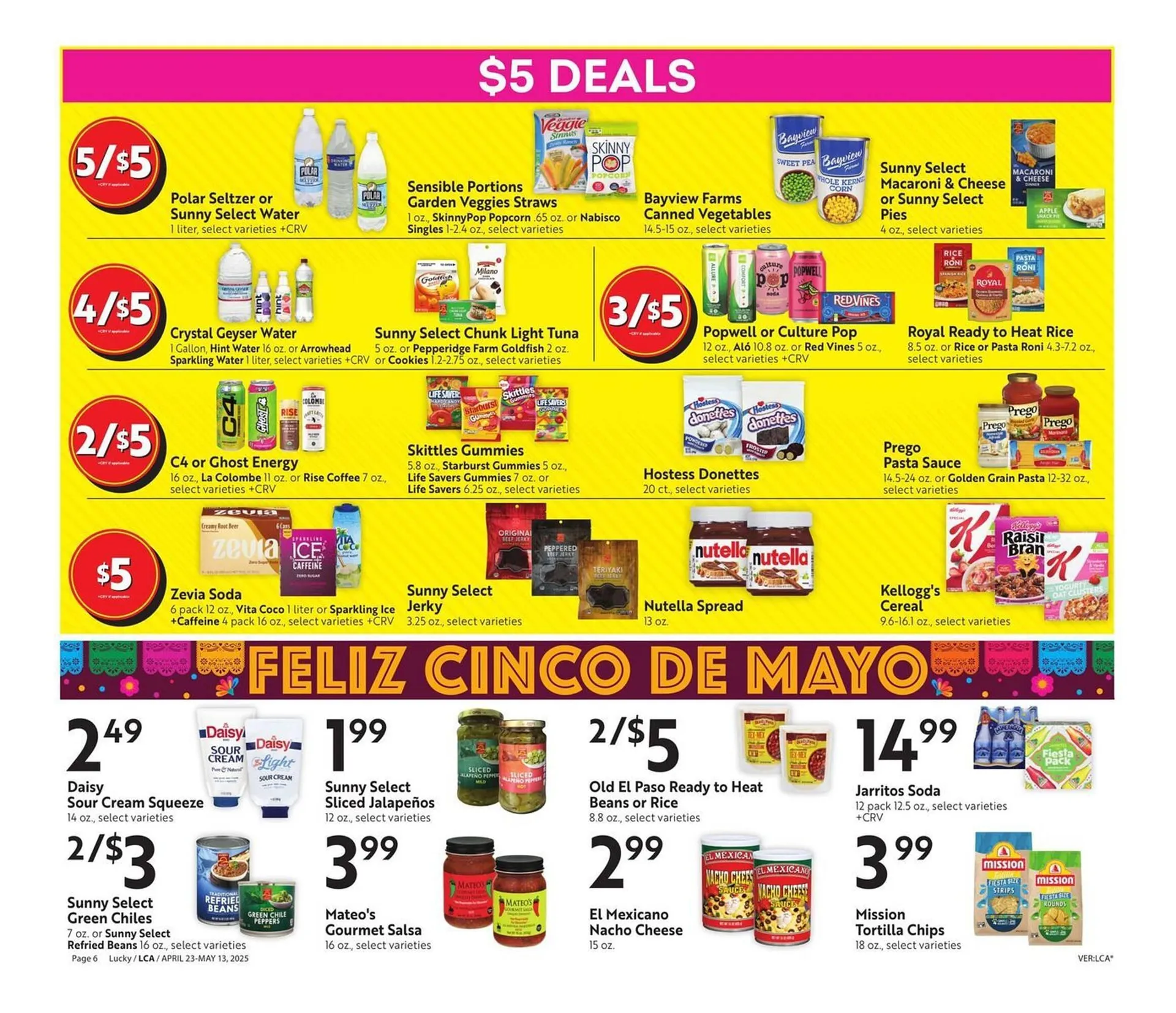Weekly ad Lucky Supermarkets Weekly Ad from April 23 to May 14 2025 - Page 6