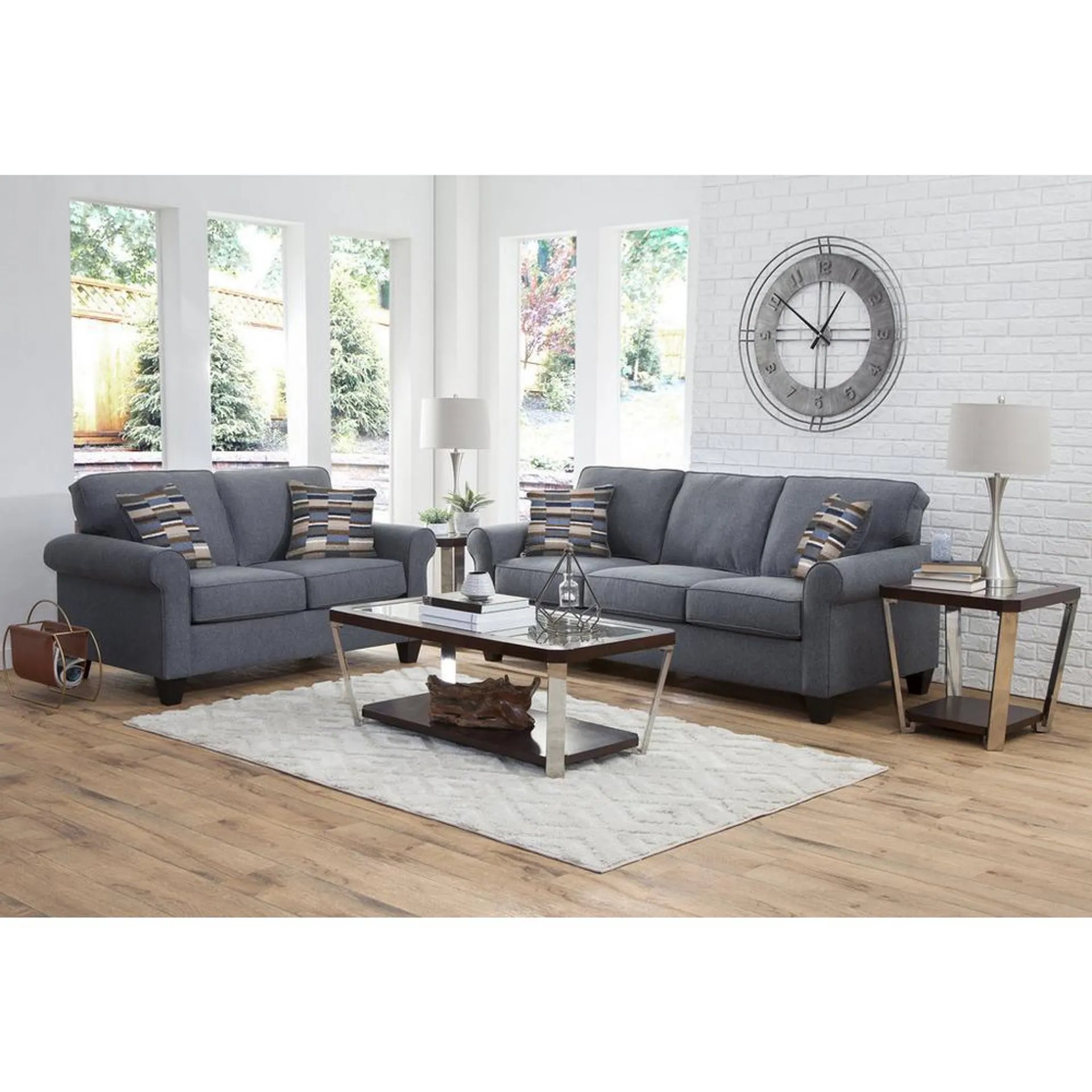 Rayna Sofa and Loveseat