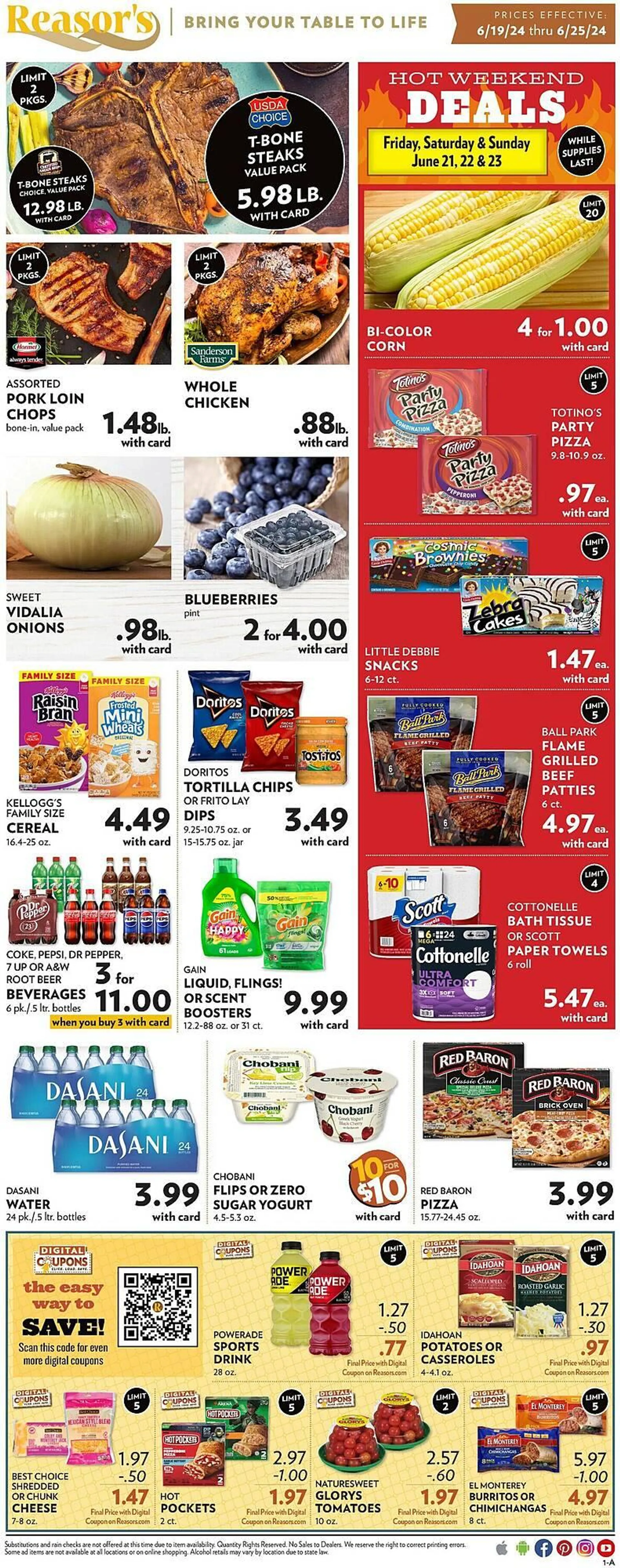 Reasors Weekly Ad - 1