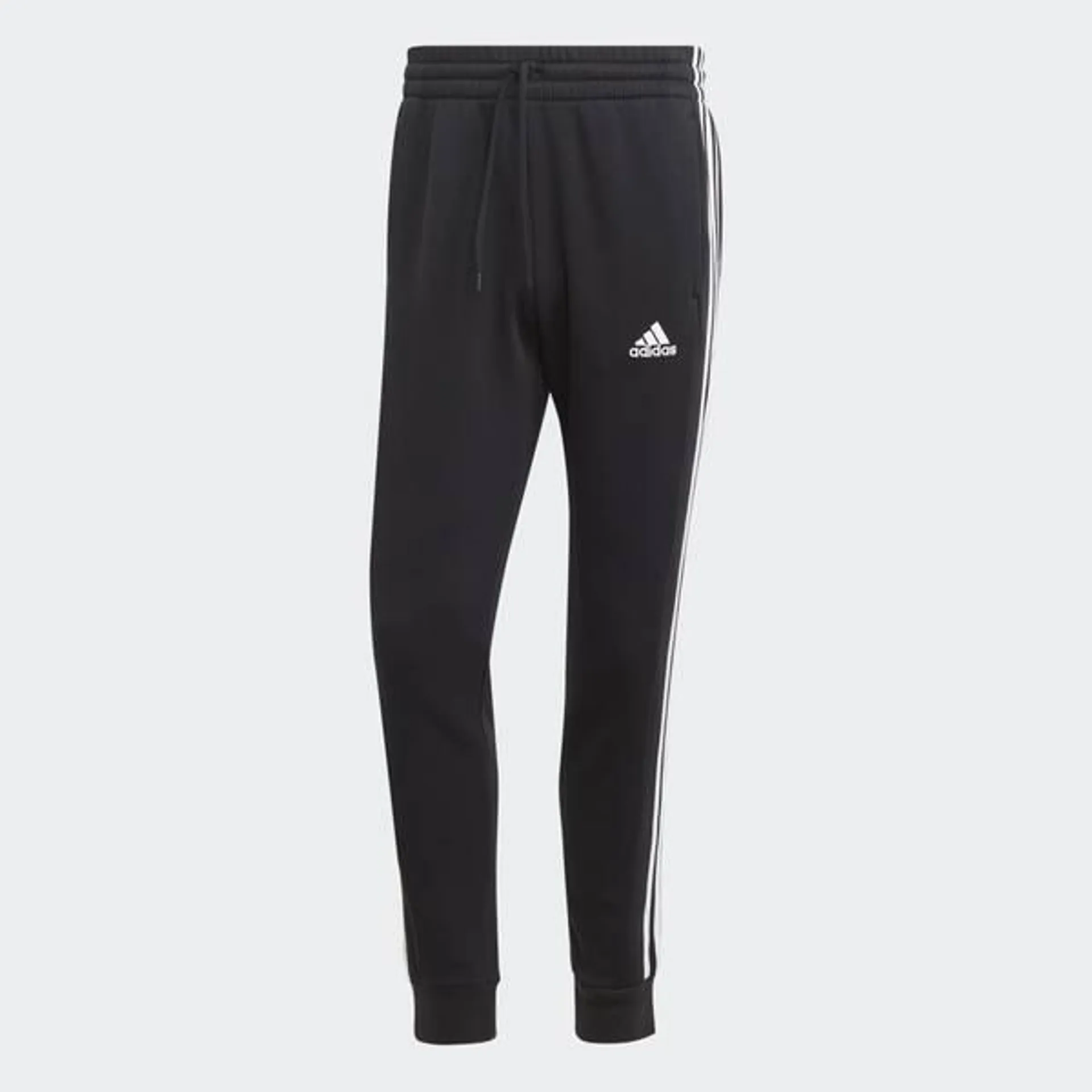 Men's Essentials Fleece 3-Stripe Cuff Pants