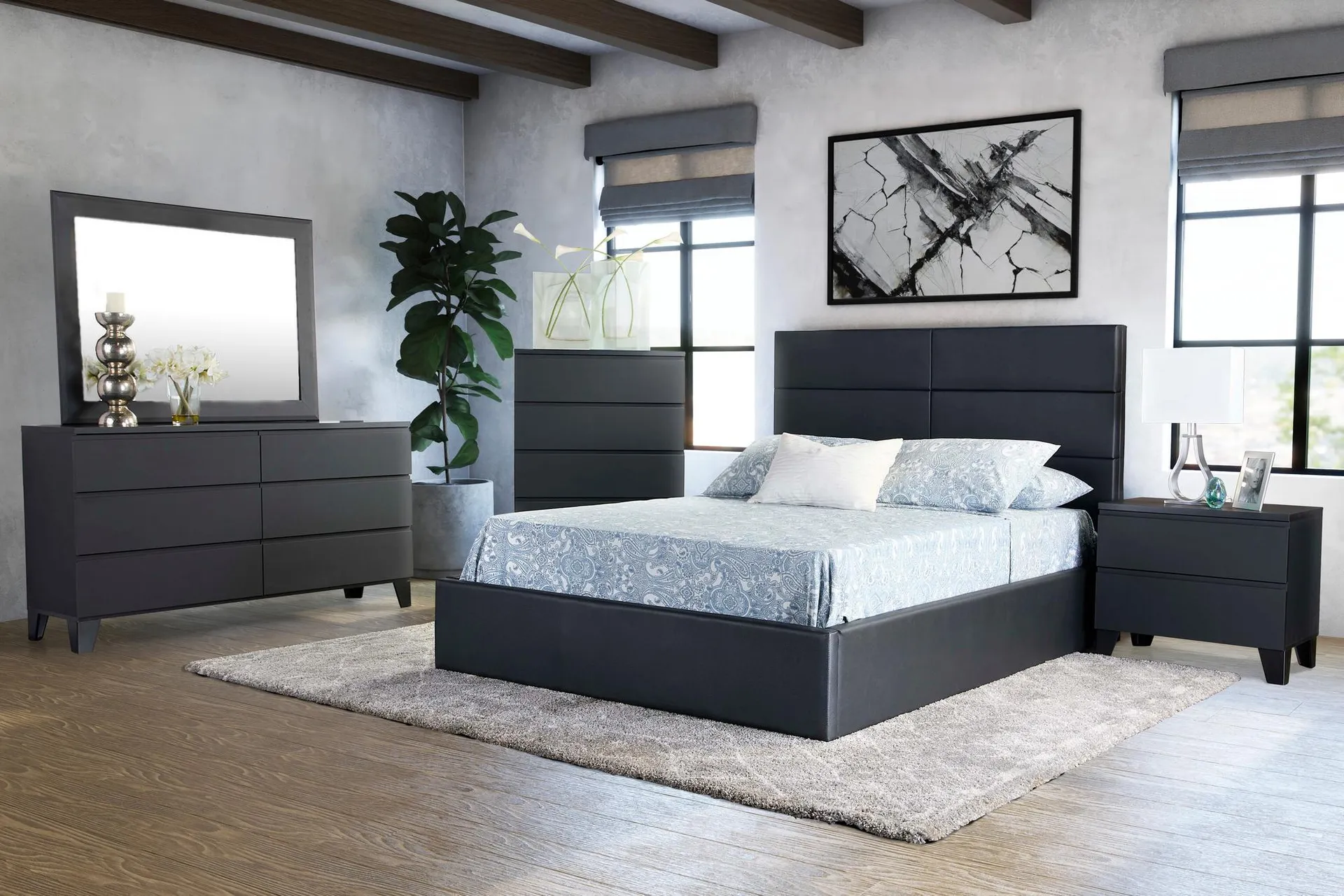 7 - Piece Metrica Queen Bedroom Set