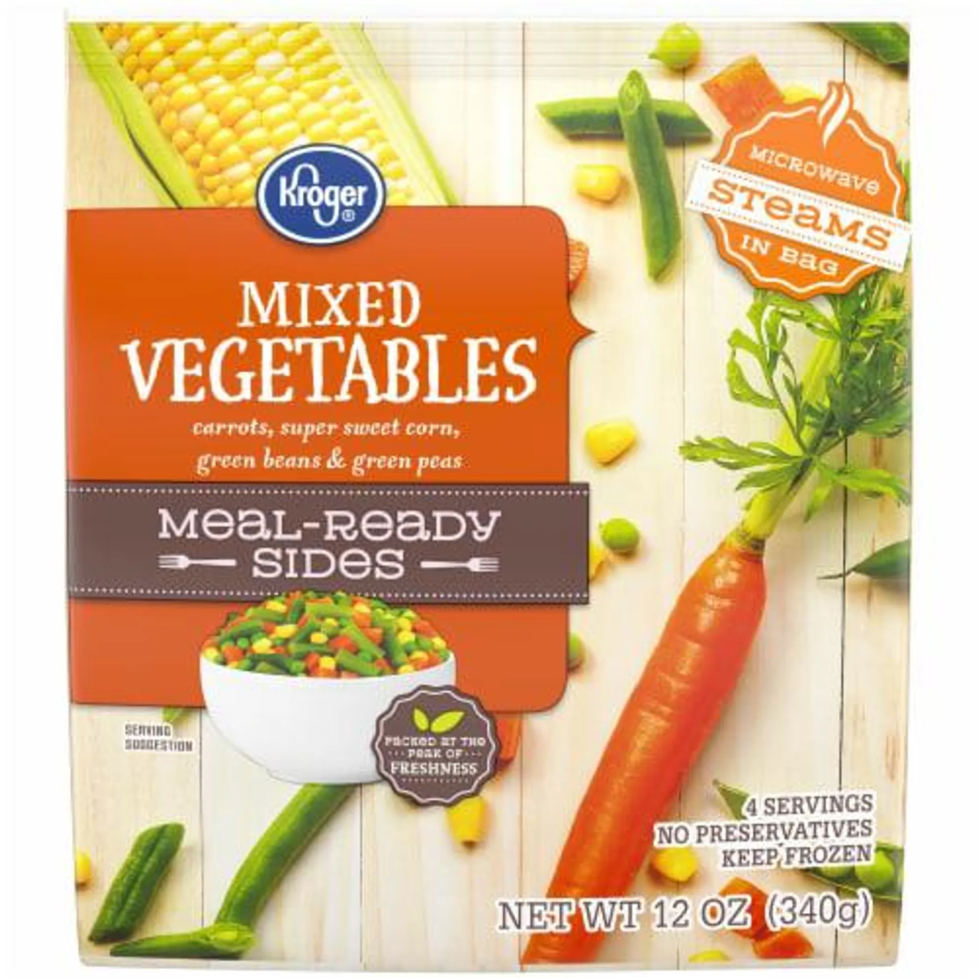 Kroger® Meal-Ready Sides Frozen Mixed Vegetables