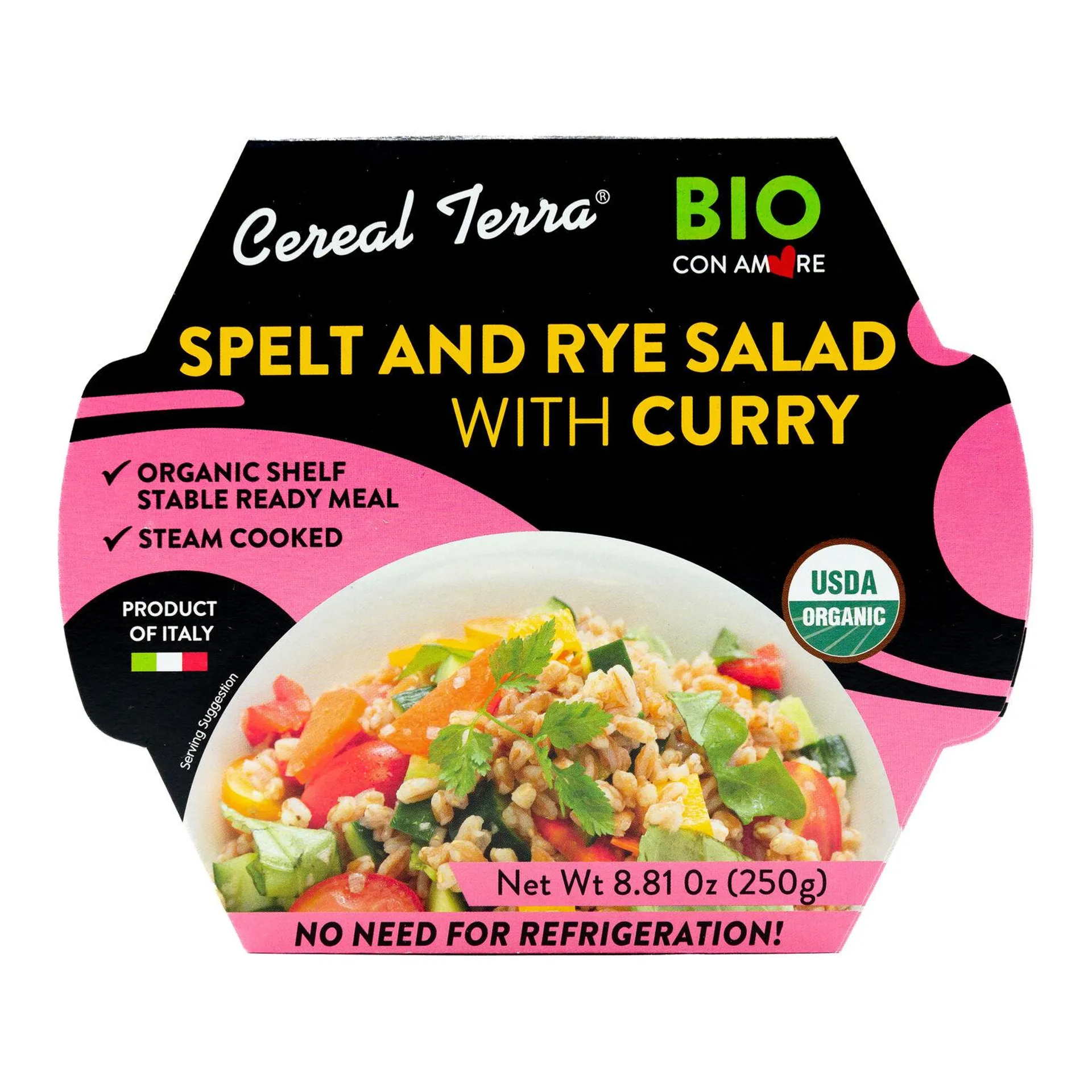 Cereal Terra Organic Spelt and Rye Curry Salad