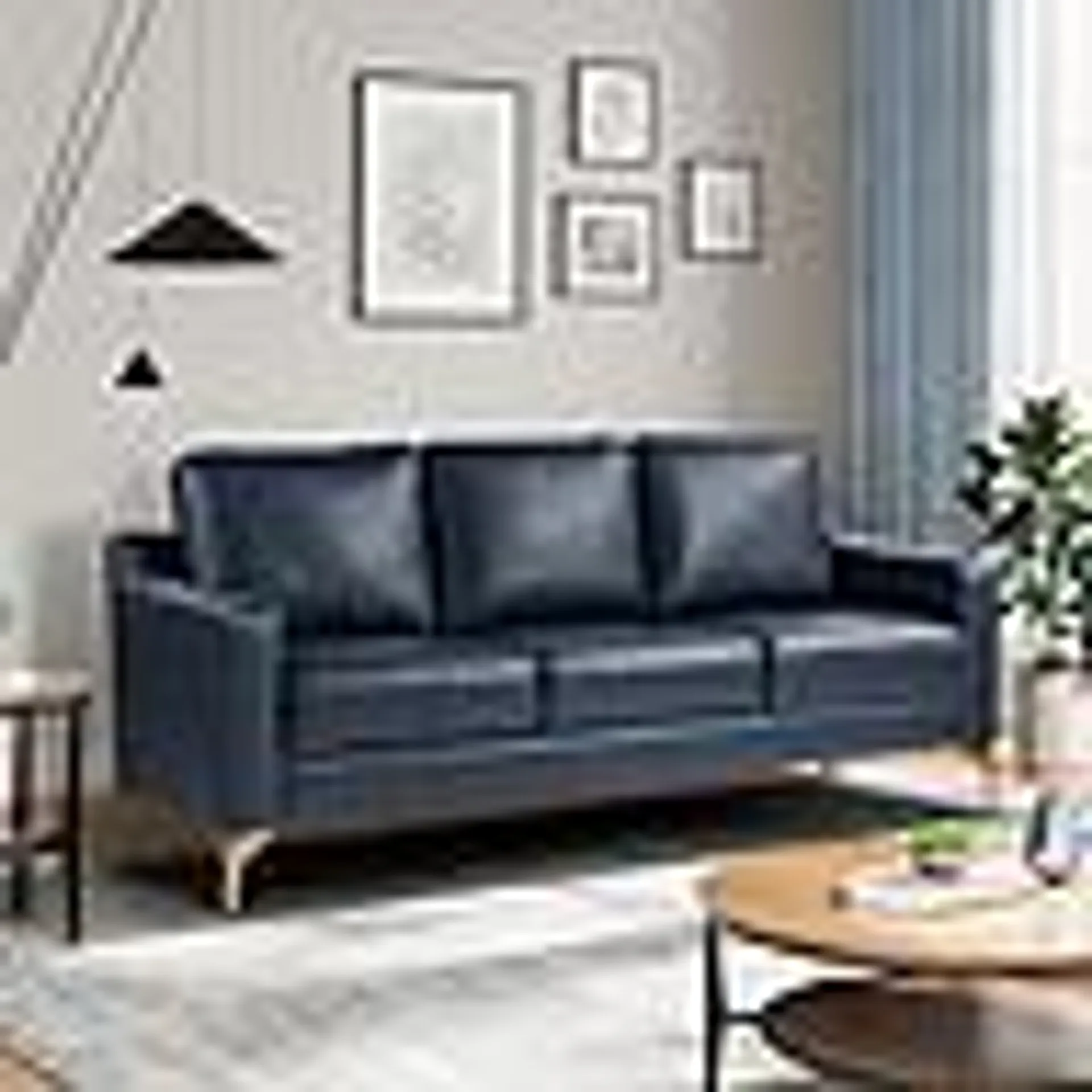 Serta Fleming Faux Leather Sofa