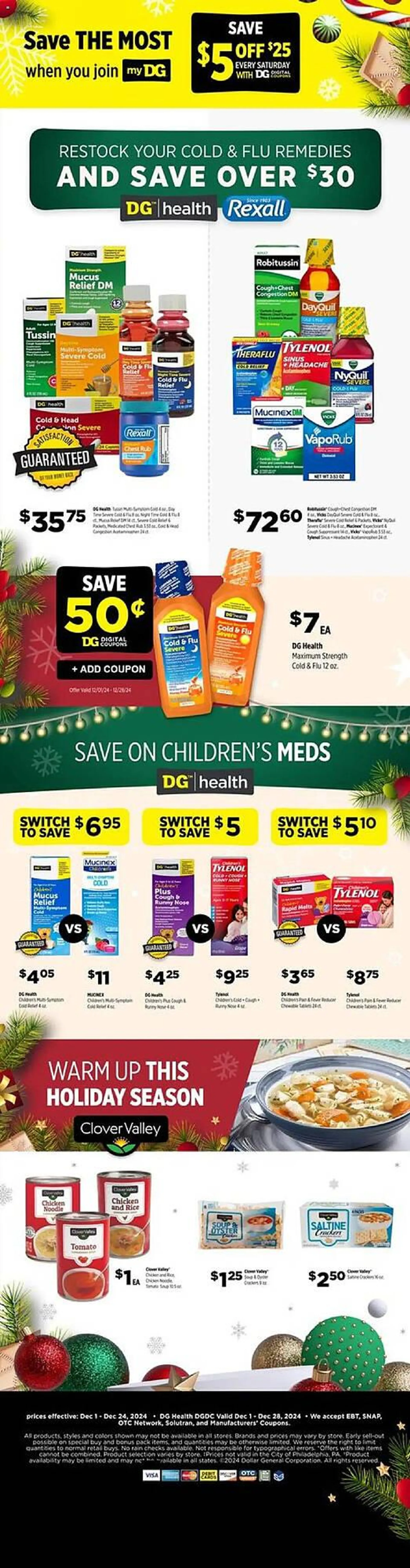 Weekly ad Dollar General Weekly Ad from December 1 to December 24 2024 - Page 2