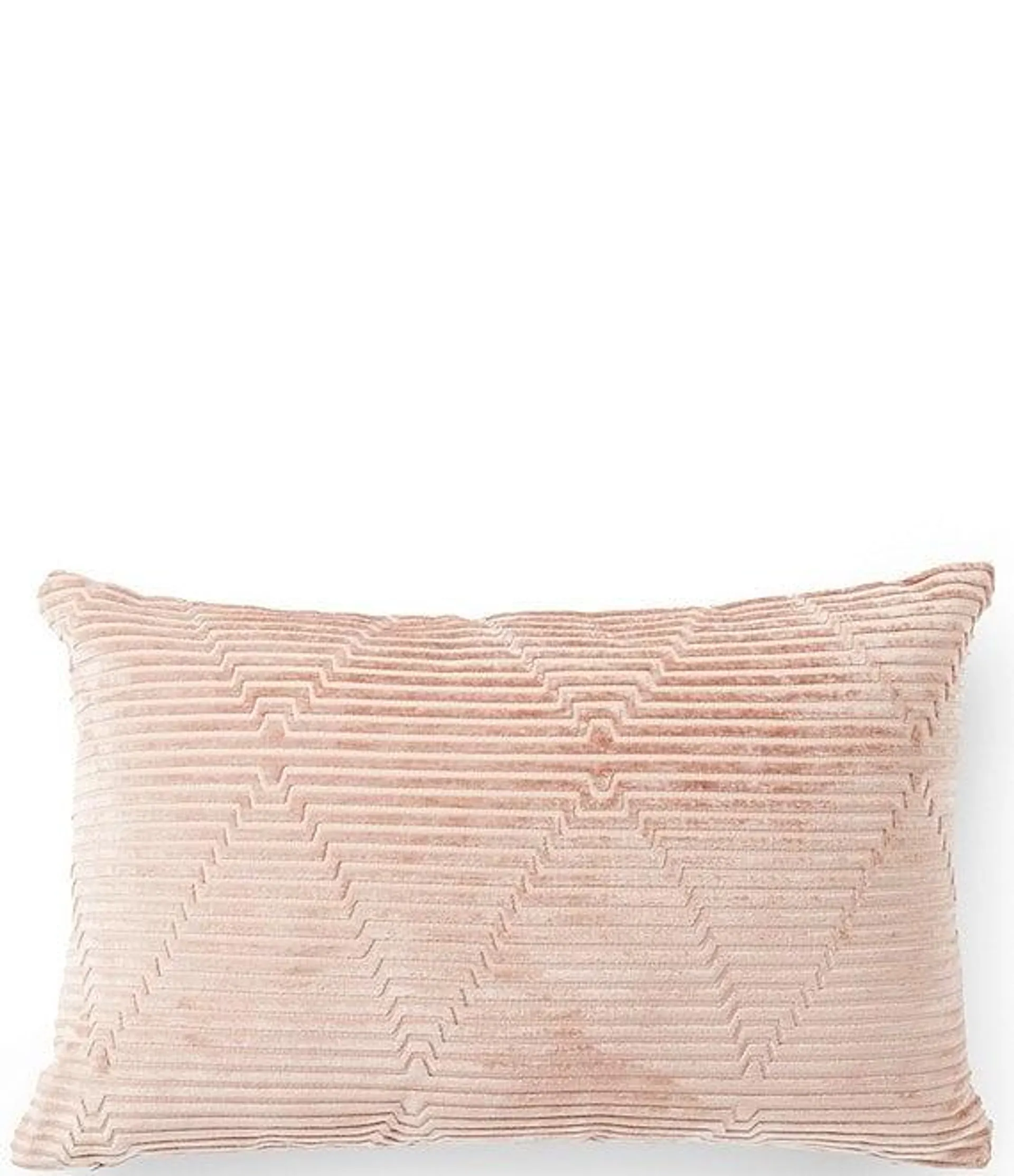 Villa By Noble Excellence Cut Velvet Rectangular Pillow
