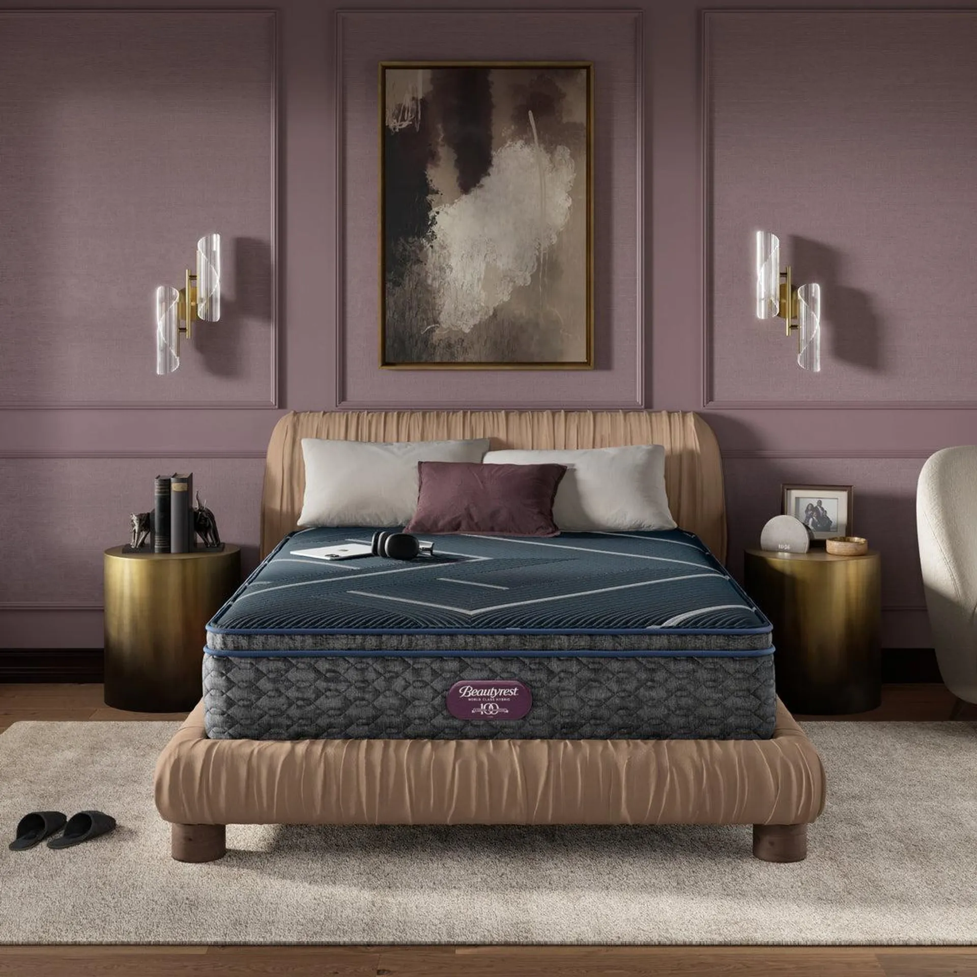 Beautyrest® World Class™ Hybrid Level Four Medium Apex Pillow Top 14" Mattress