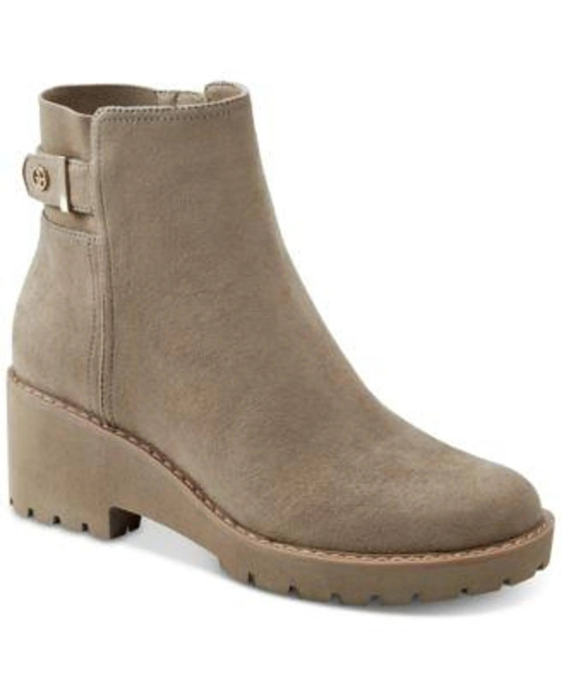 Women's Vedaa Memory Foam Wedge Booties, Created for Macy's