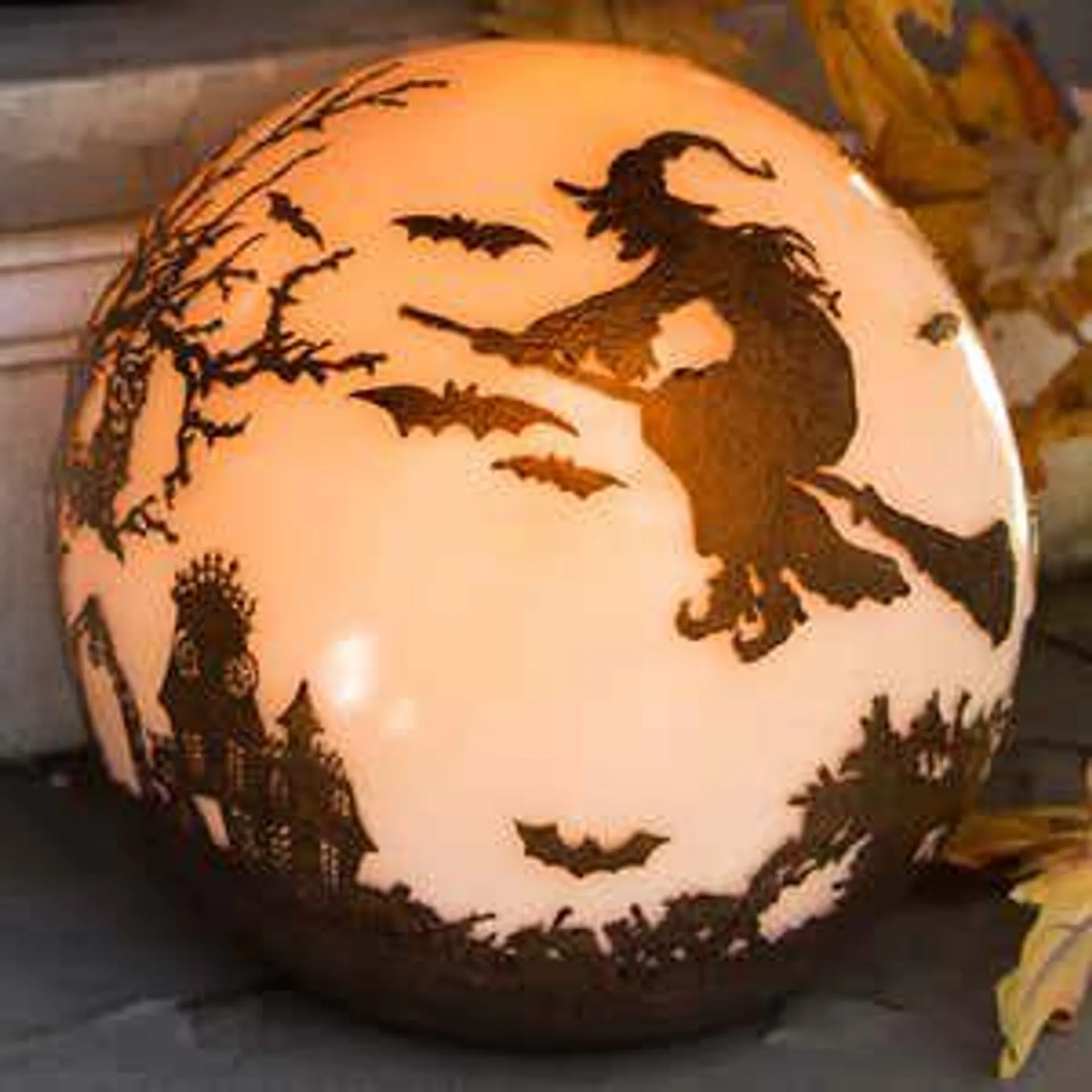 Halloween Glowing Luminary Globe