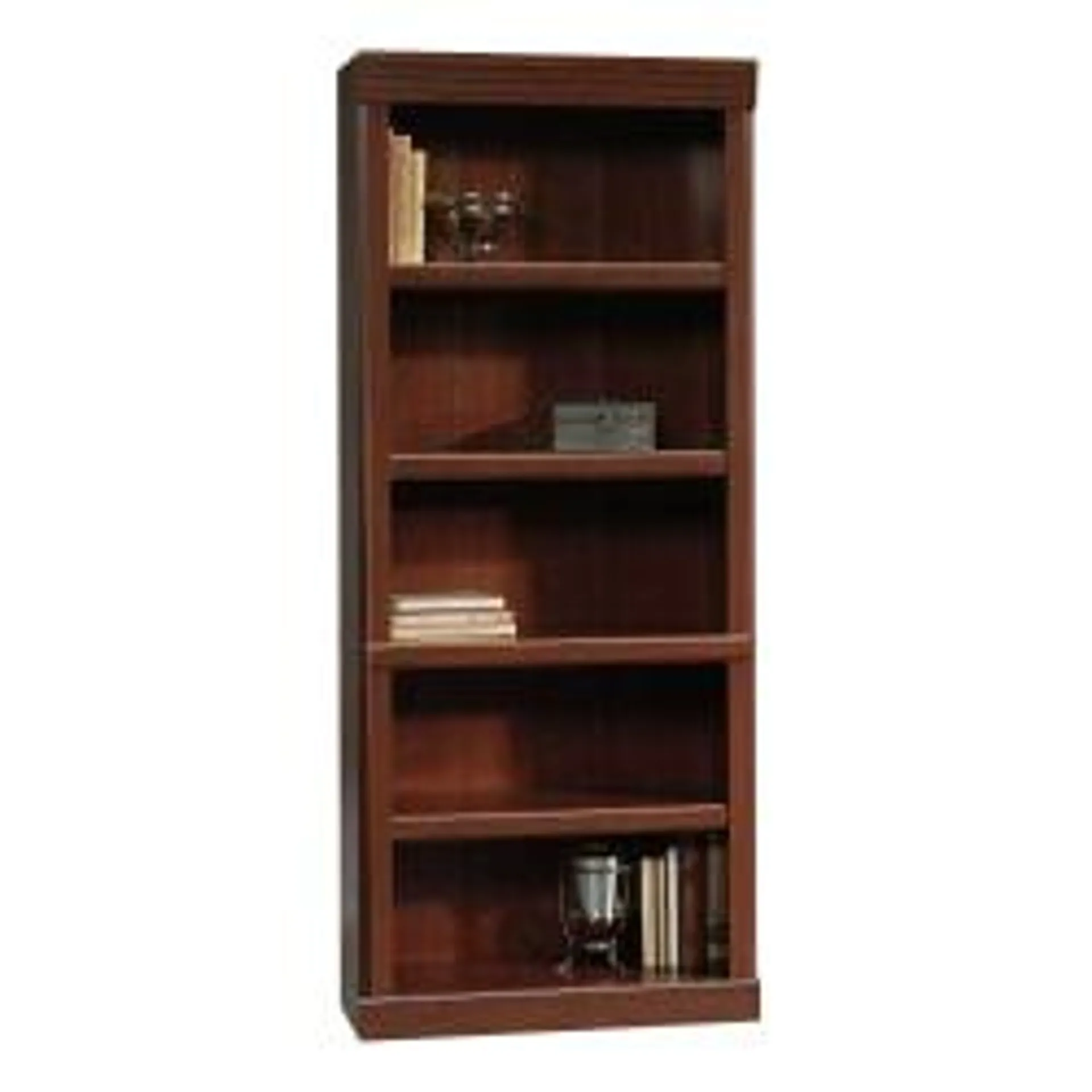 Sauder® Heritage Hill 72"H Bookcase, Open 5-Shelf, Classic Cherry