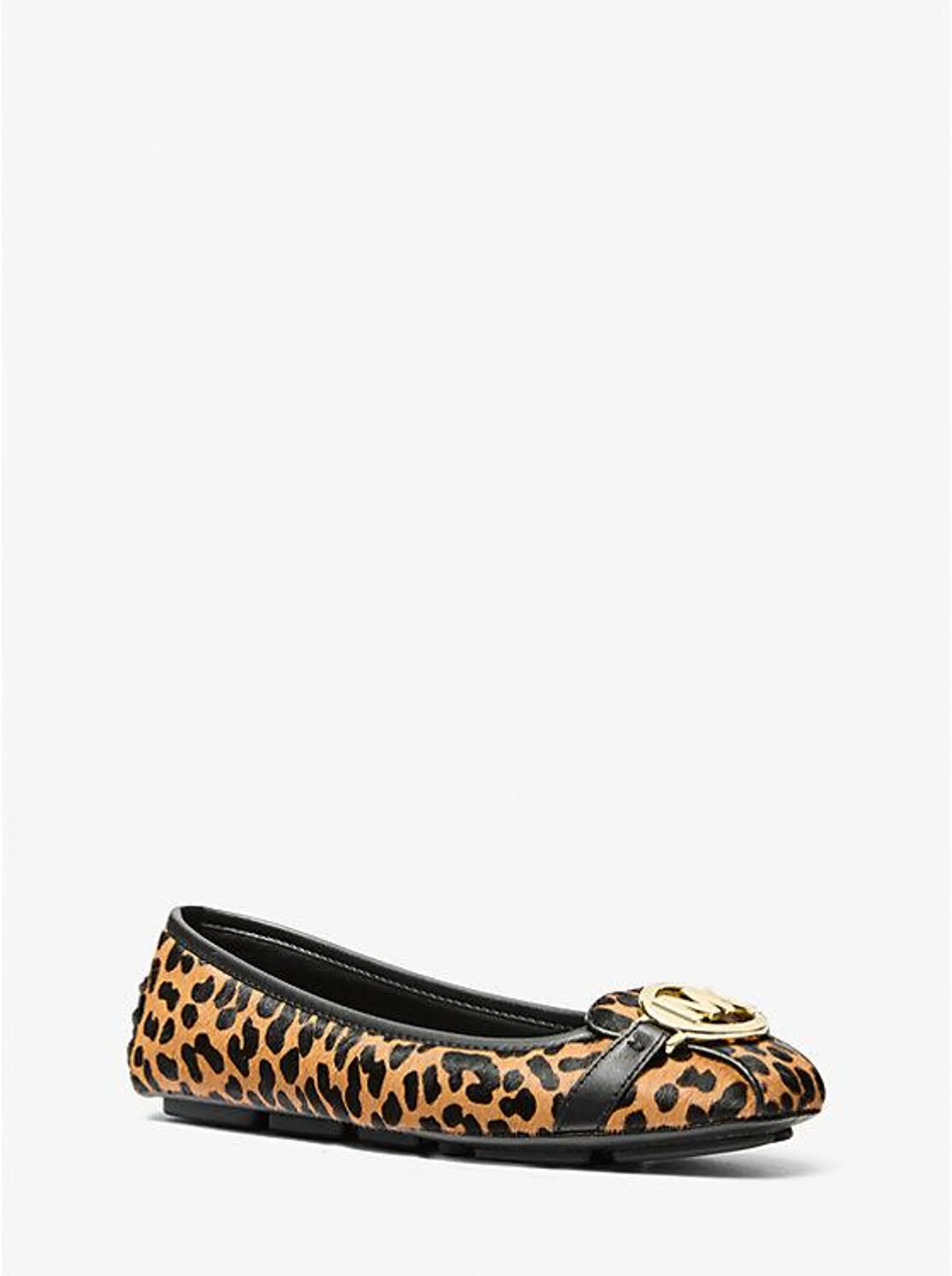 Fulton Leopard Print Calf Hair Moccasin