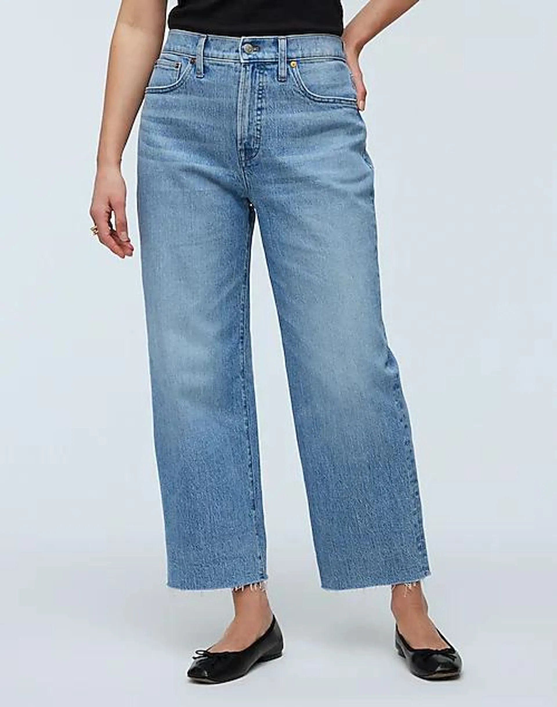 The Perfect Vintage Wide-Leg Crop Jean