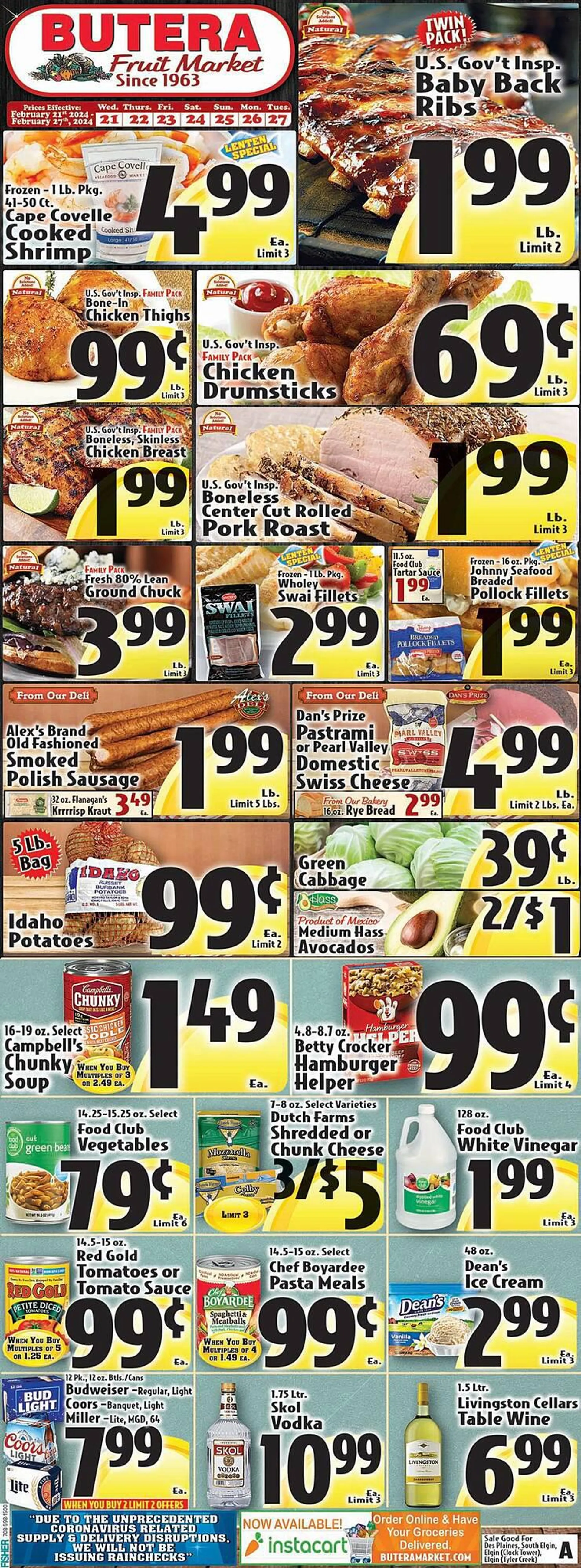Weekly ad Butera Weekly Ad from February 21 to February 27 2024 - Page 