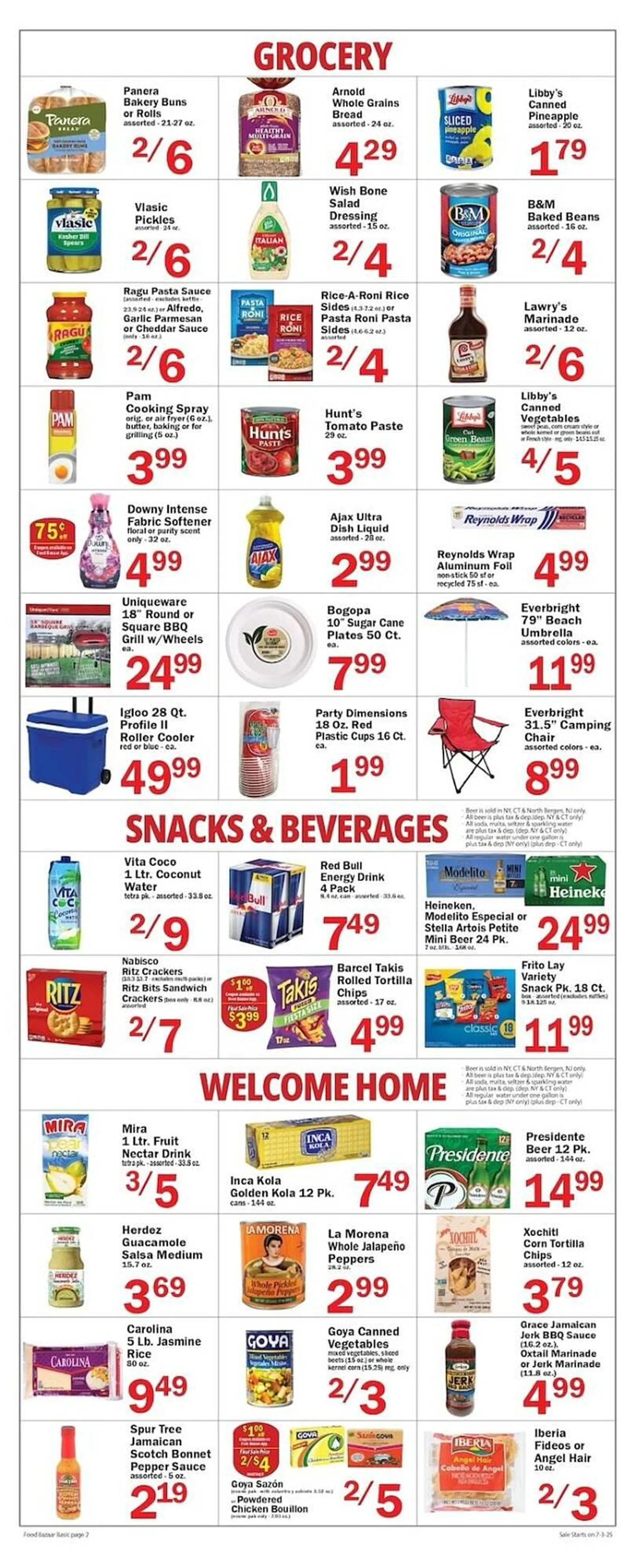 Weekly ad Food Bazaar Weekly Ad from July 3 to July 9 2025 - Page 2
