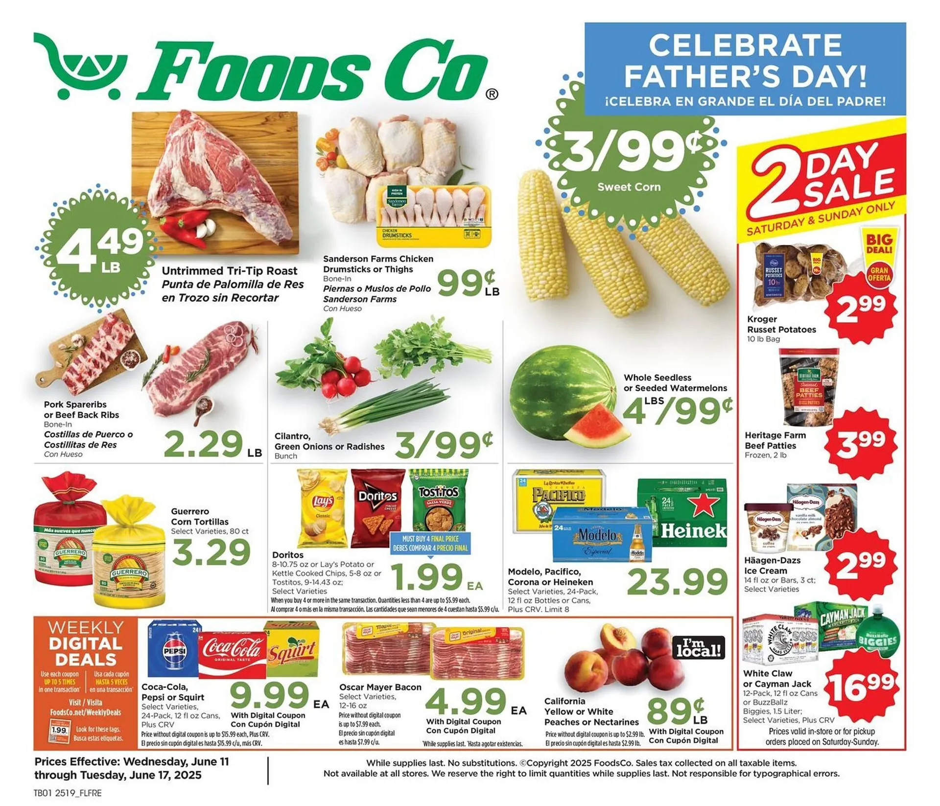 Weekly ad Foods Co Weekly Ad from June 11 to June 17 2025 - Page 1