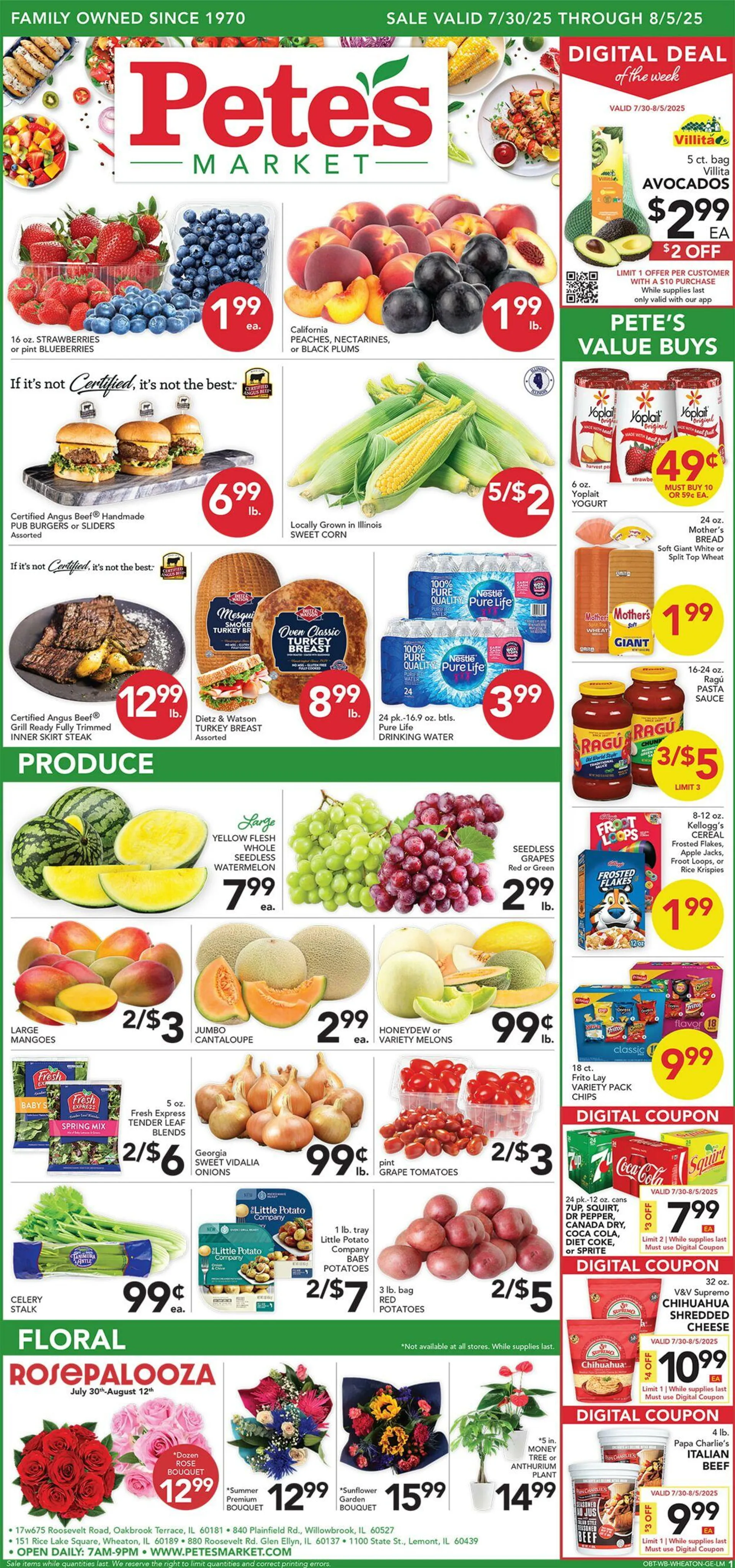 Weekly ad Pete's Fresh Market Current weekly ad from July 23 to July 29 2025 - Page 1