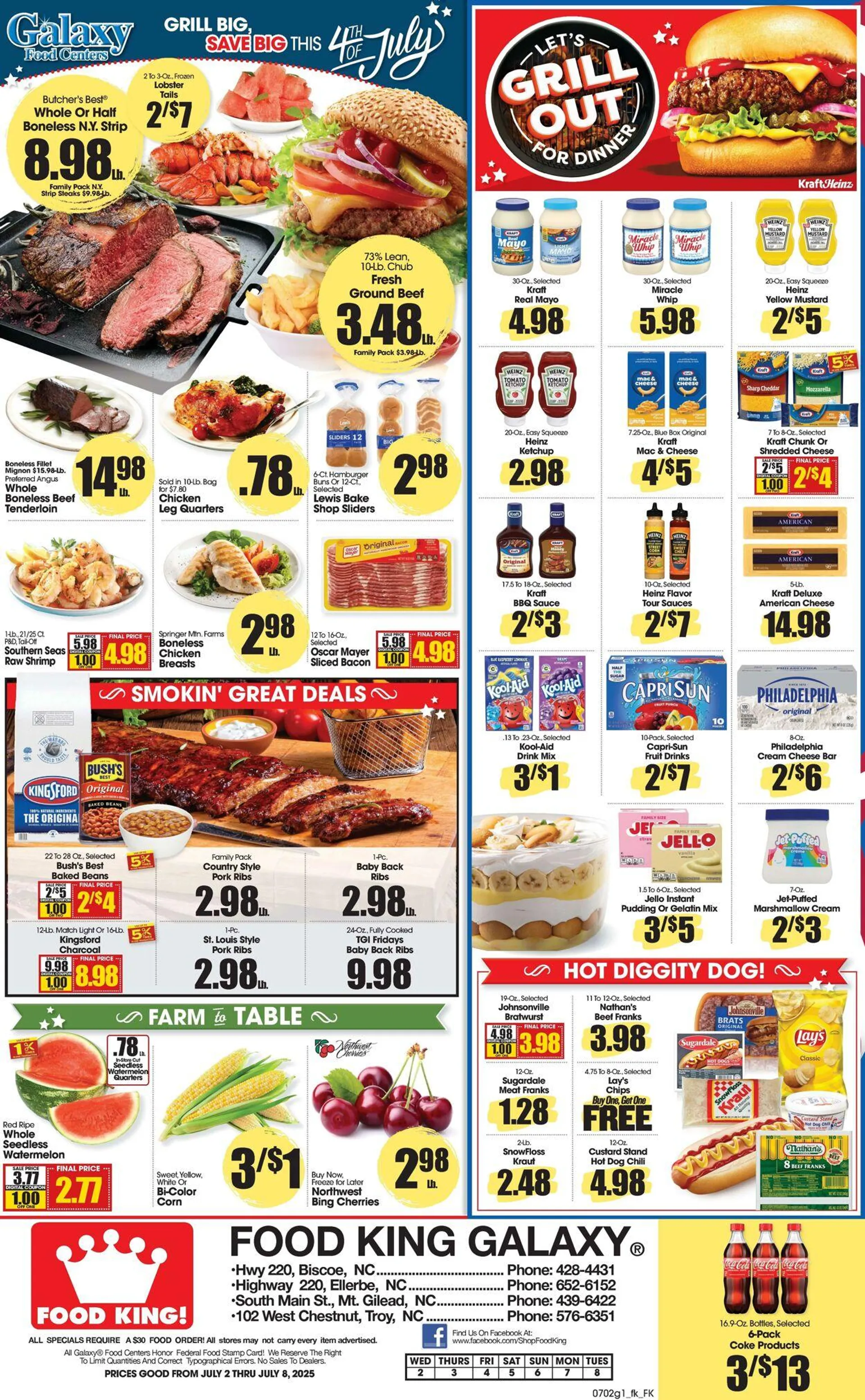 Weekly ad Food King Current weekly ad from July 2 to July 8 2025 - Page 1