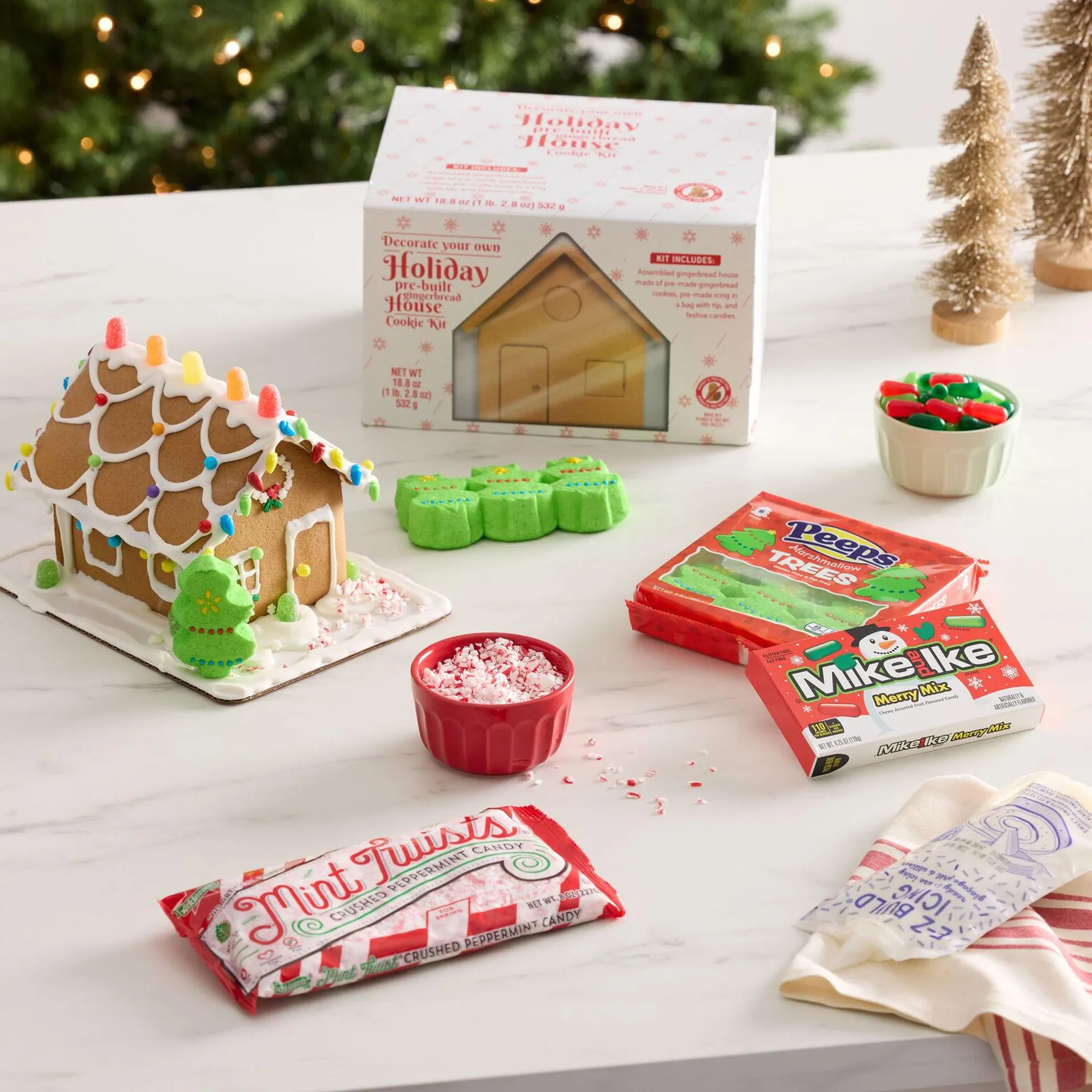 Holiday Gingerbread Kit Decorating Party Collection