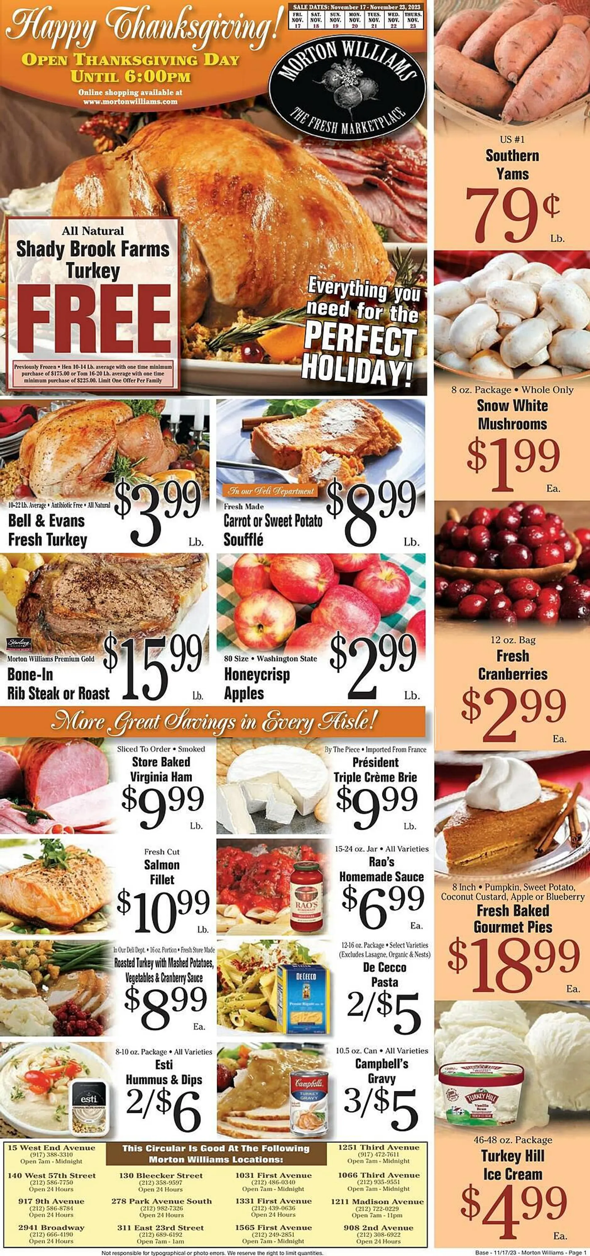 Morton Williams Weekly Ad