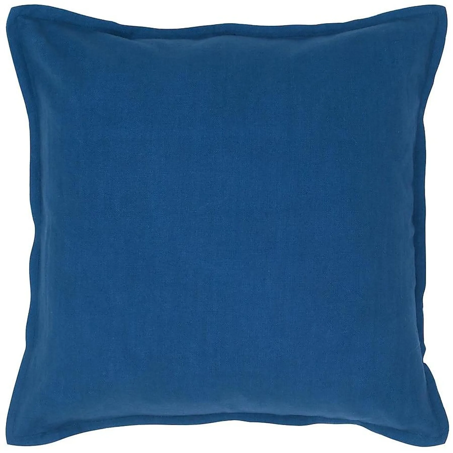 Rizzy Home Poly Filled Pillow 20-in x 20-in Blue Indoor Decorative Pillow