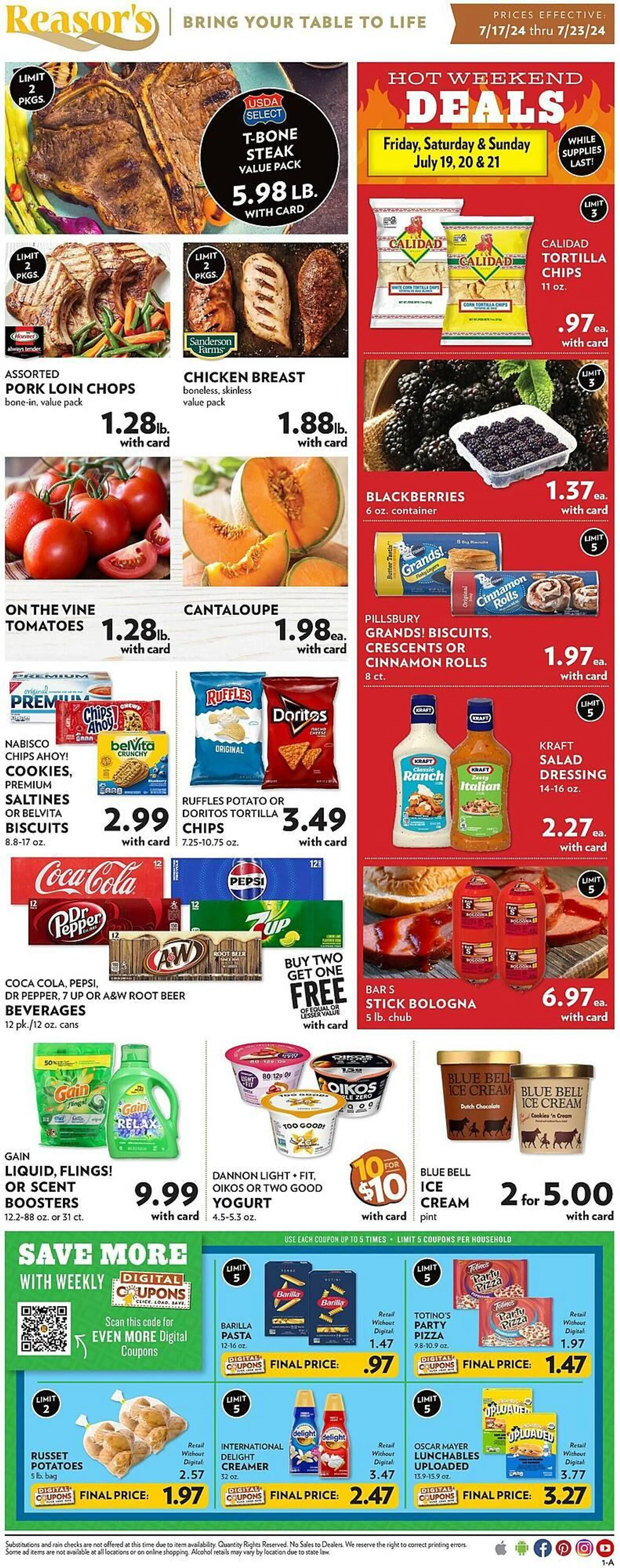 Reasors Weekly Ad - 1