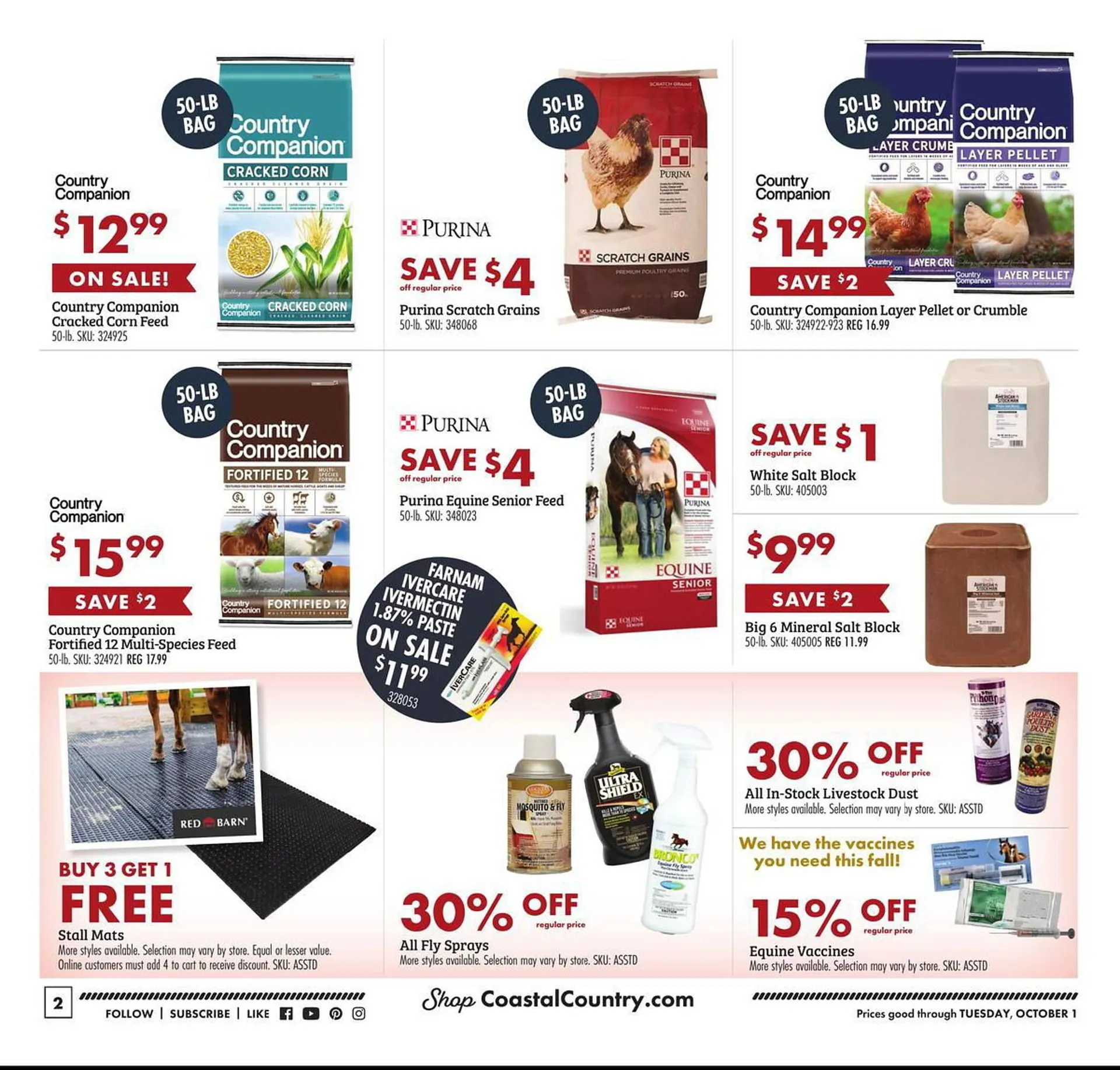 Weekly ad Coastal Farm & Ranch Weekly Ad from September 25 to October 1 2024 - Page 2