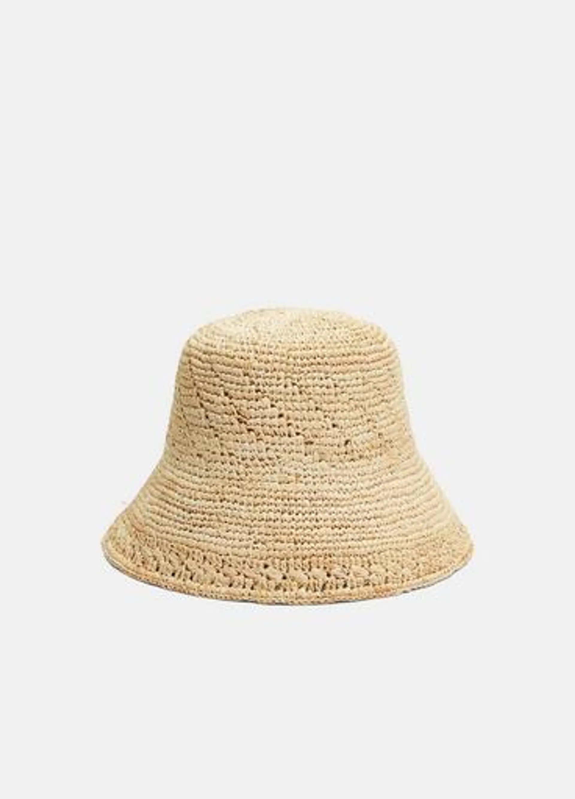 Straw Bucket Hat