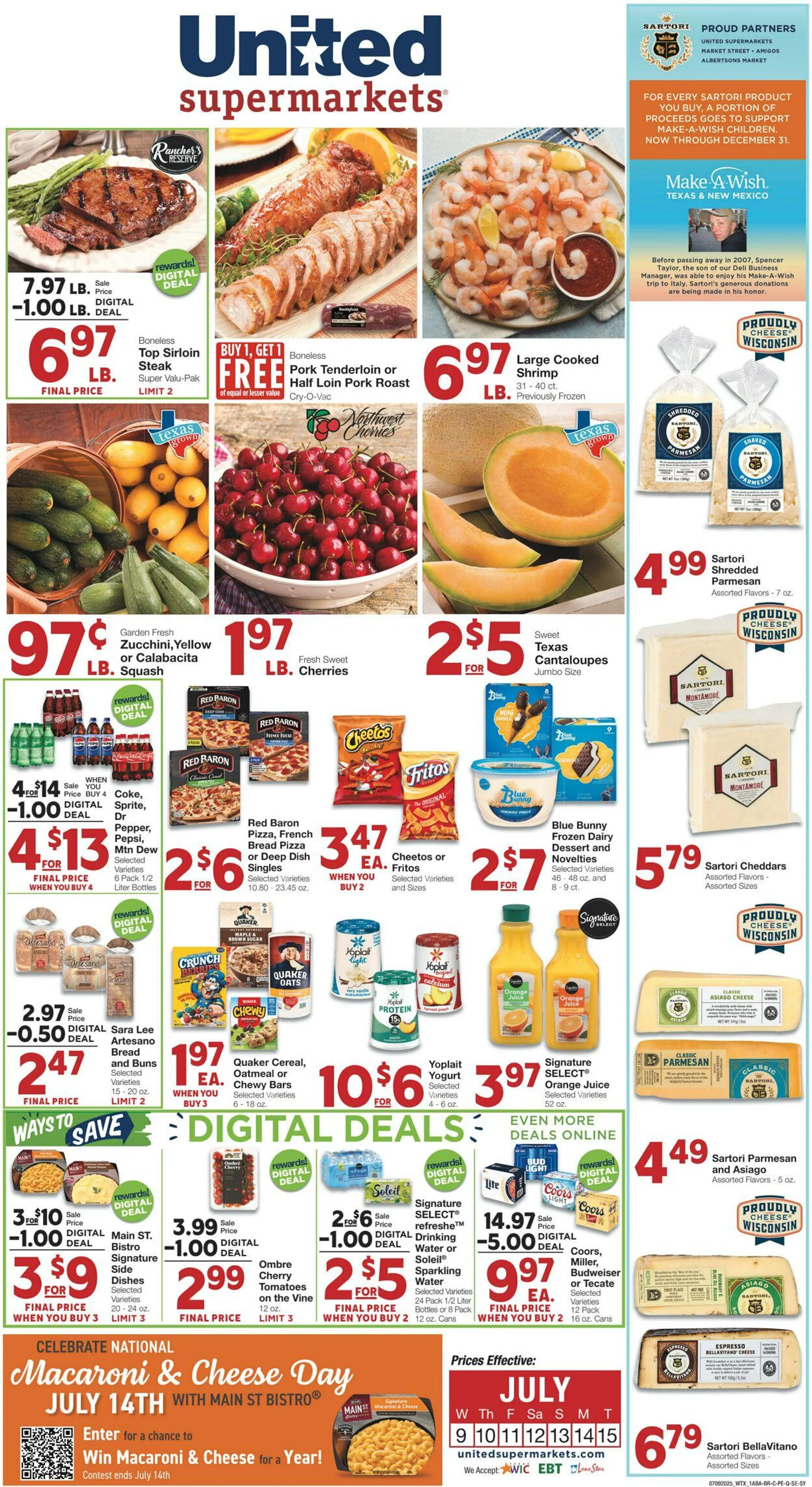 Weekly ad United Supermarkets Current weekly ad from July 8 to July 15 2025 - Page 1