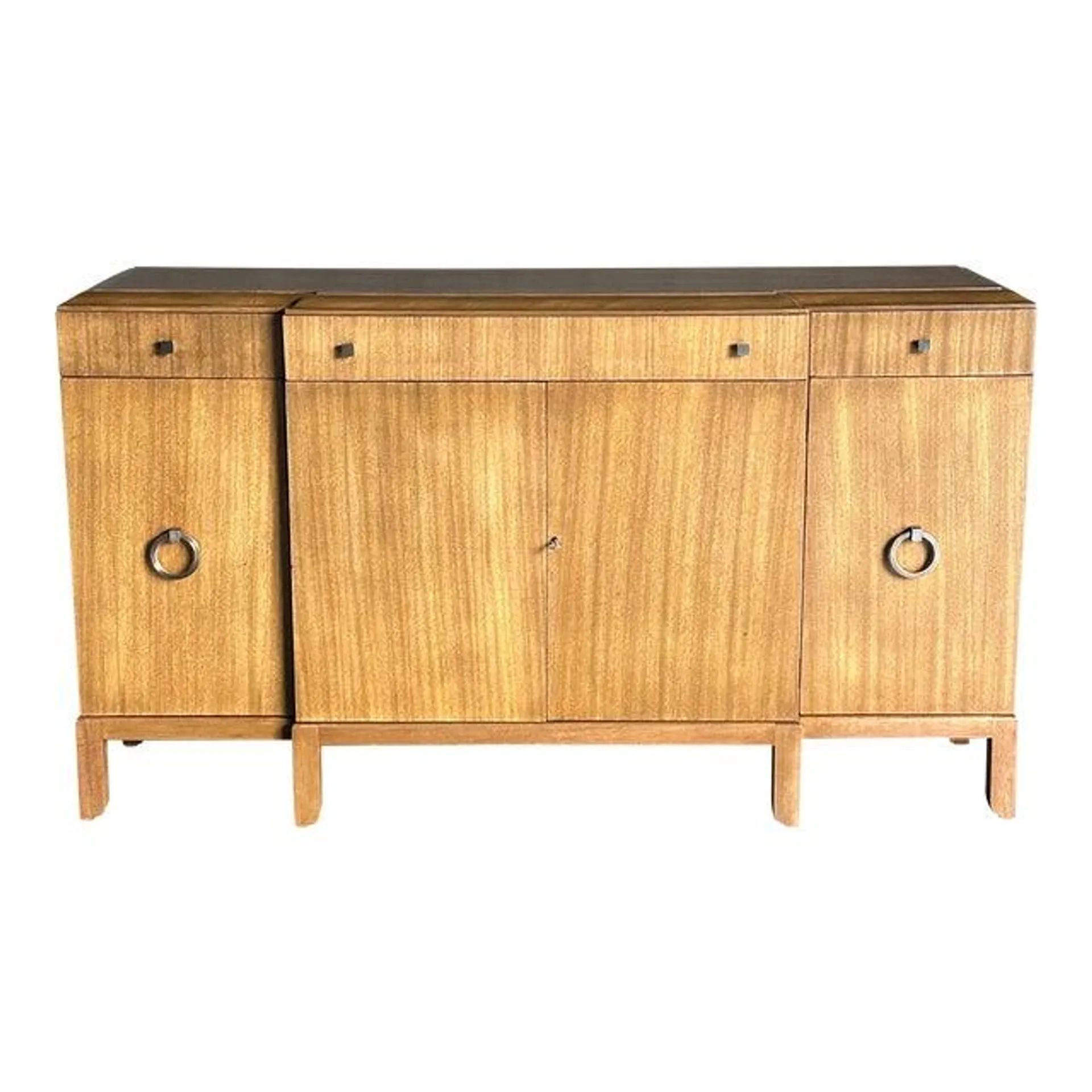 1940s Edward Wormley for Dunbar Art Deco Influenced Sideboard, Unmarked