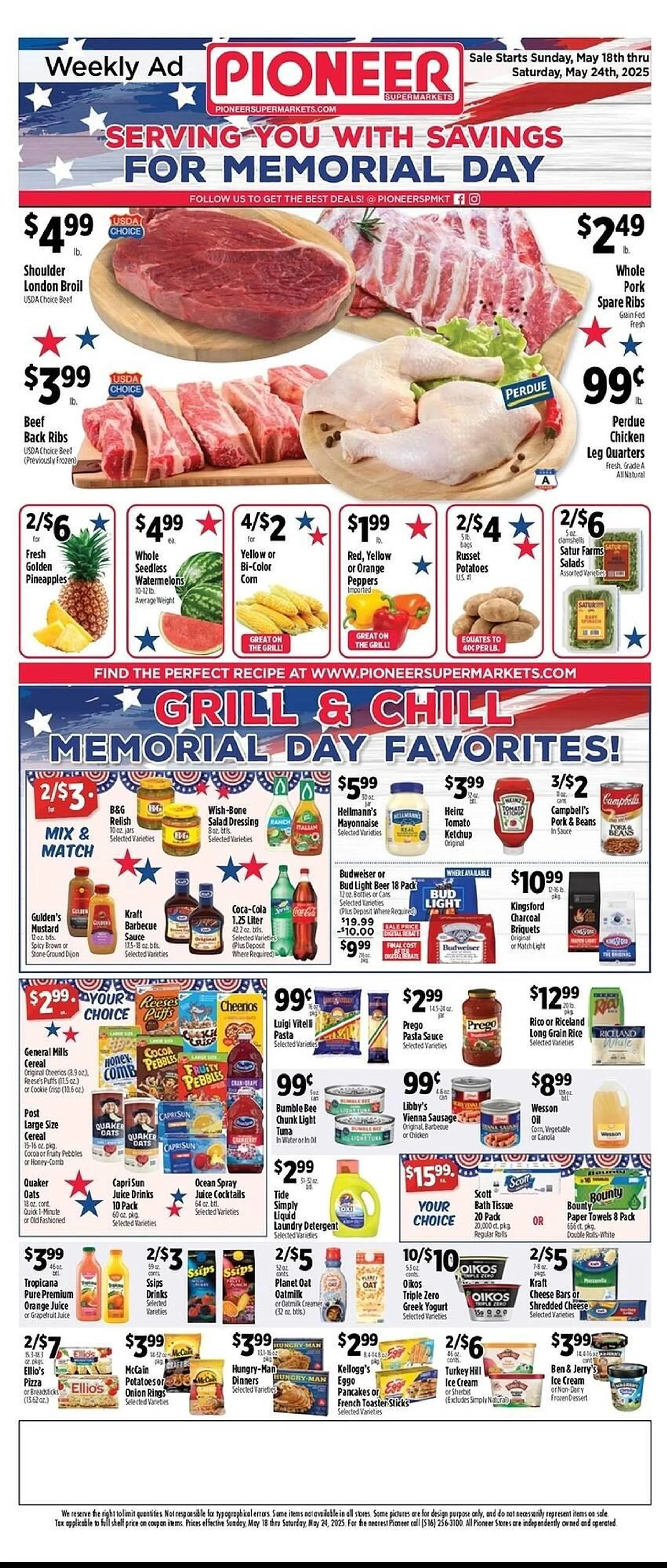 Pioneer Supermarkets Weekly Ad - 1