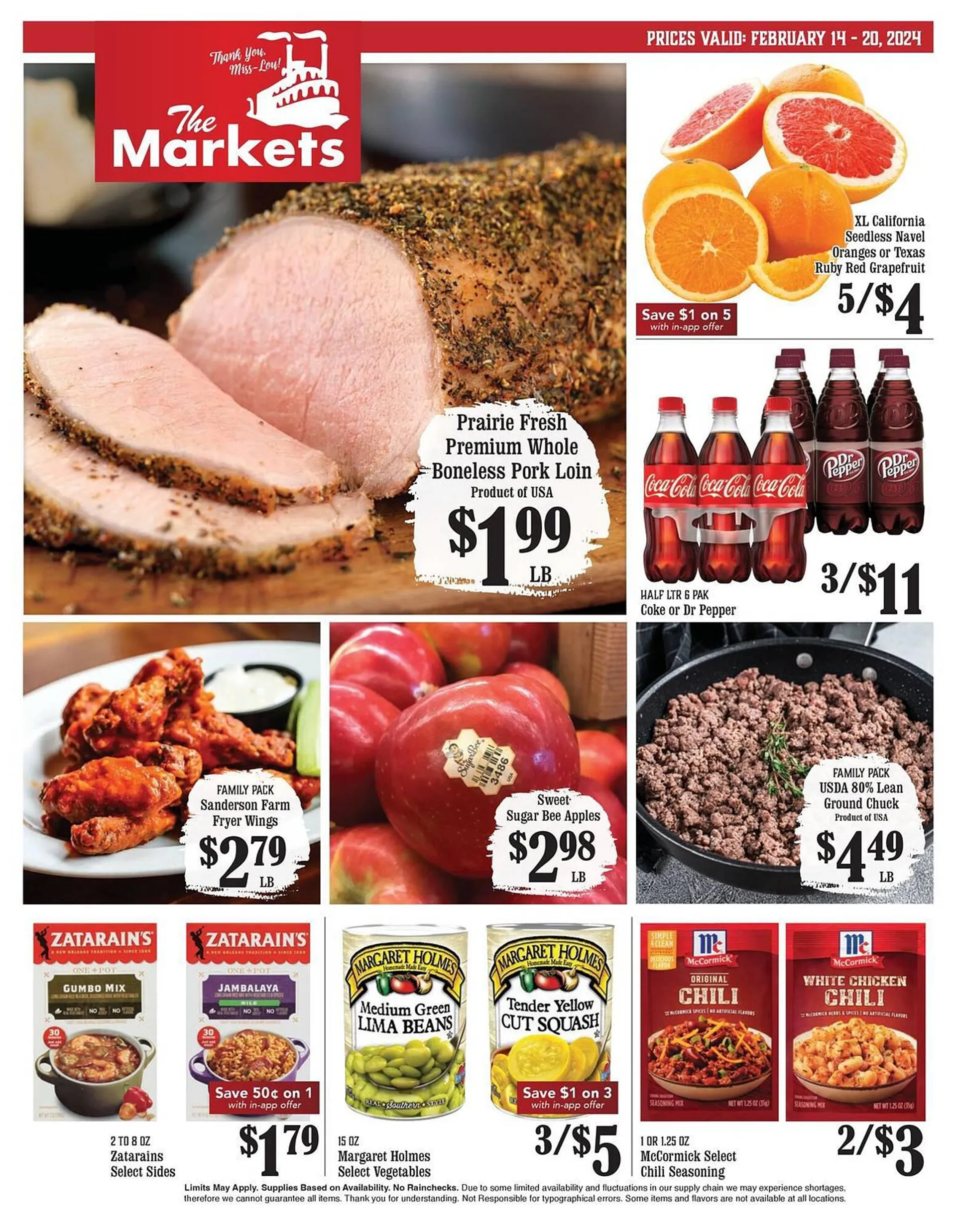 Weekly ad The Markets Weekly Ad from February 14 to February 20 2024 - Page 