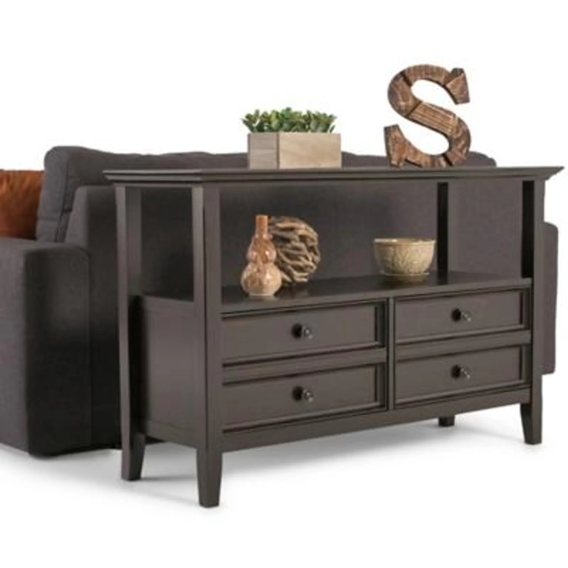 Simpli Home Amherst Console Sofa Table