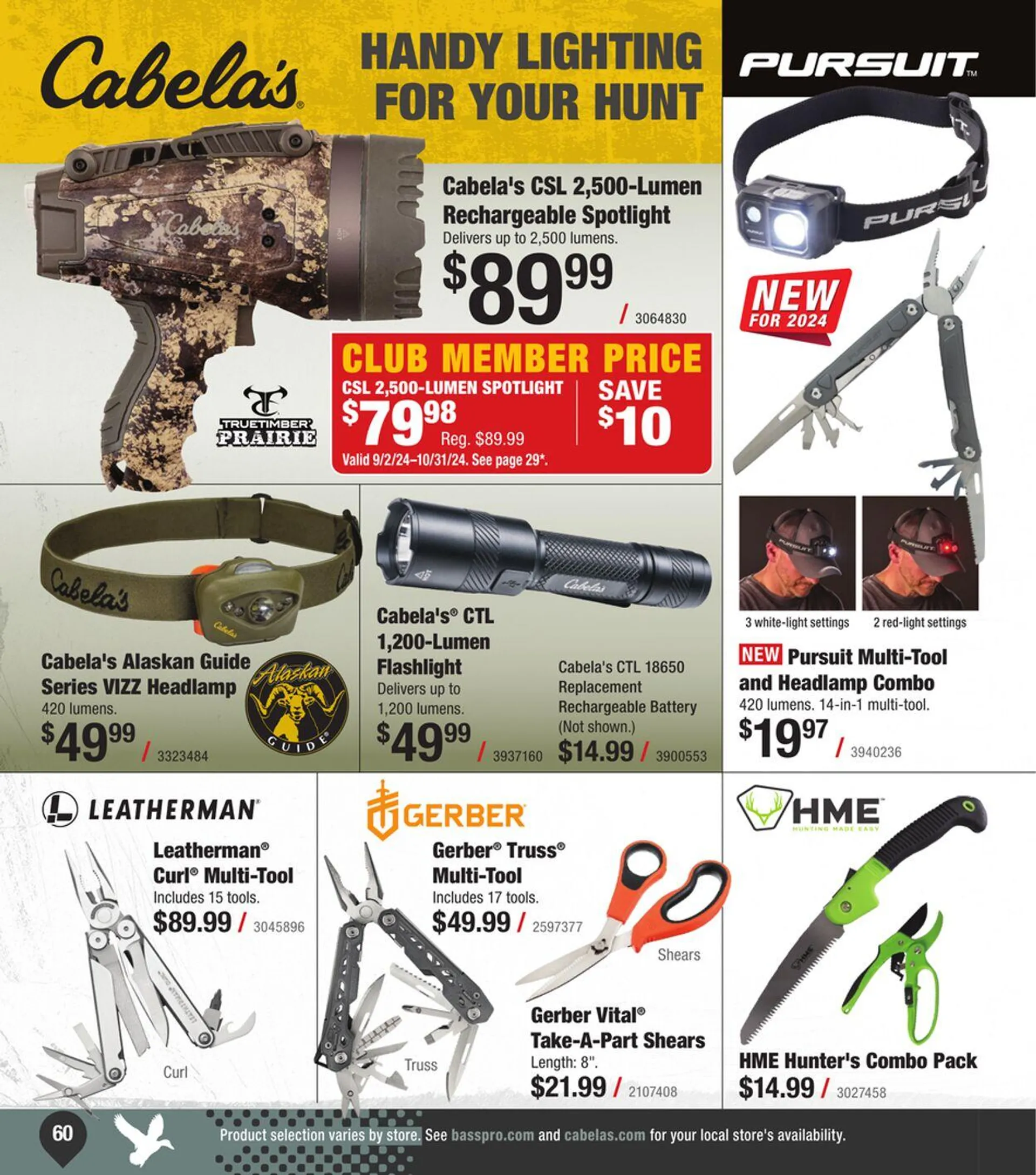 Weekly ad Bass Pro Current weekly ad from October 9 to October 23 2024 - Page 60