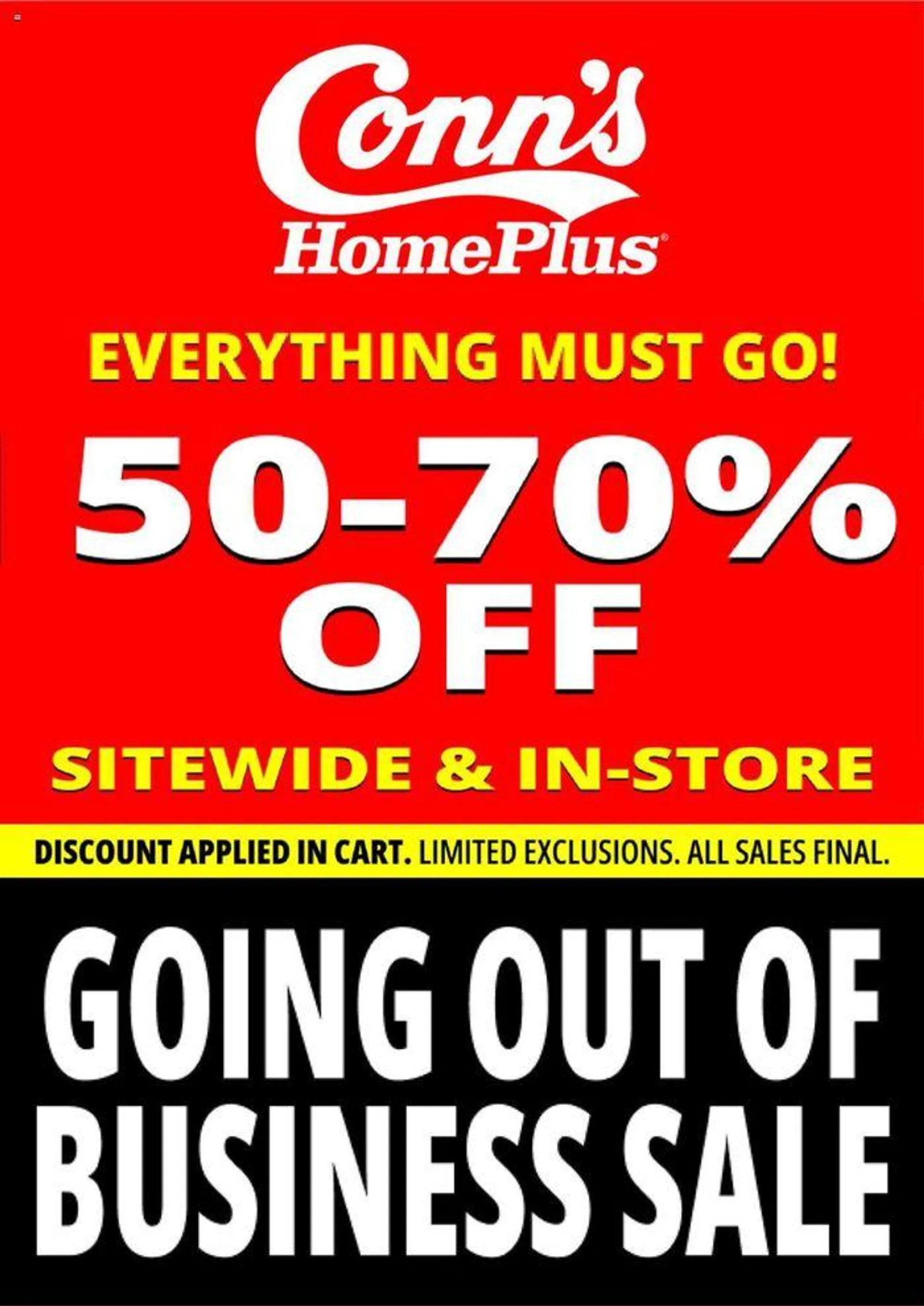 Conns Home Plus weekly ad - 1