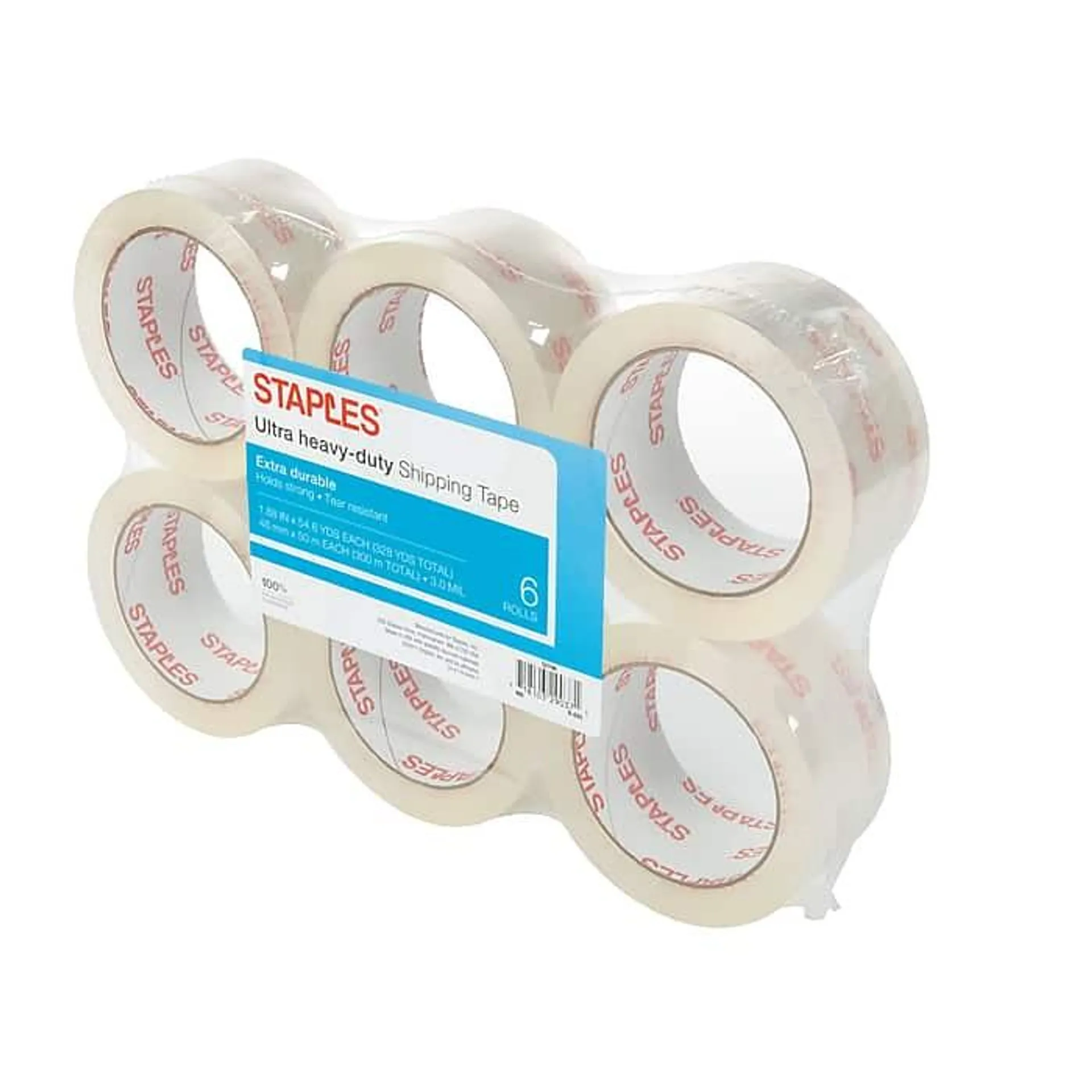 Staples® Ultra Heavy Duty Shipping Packing Tape,