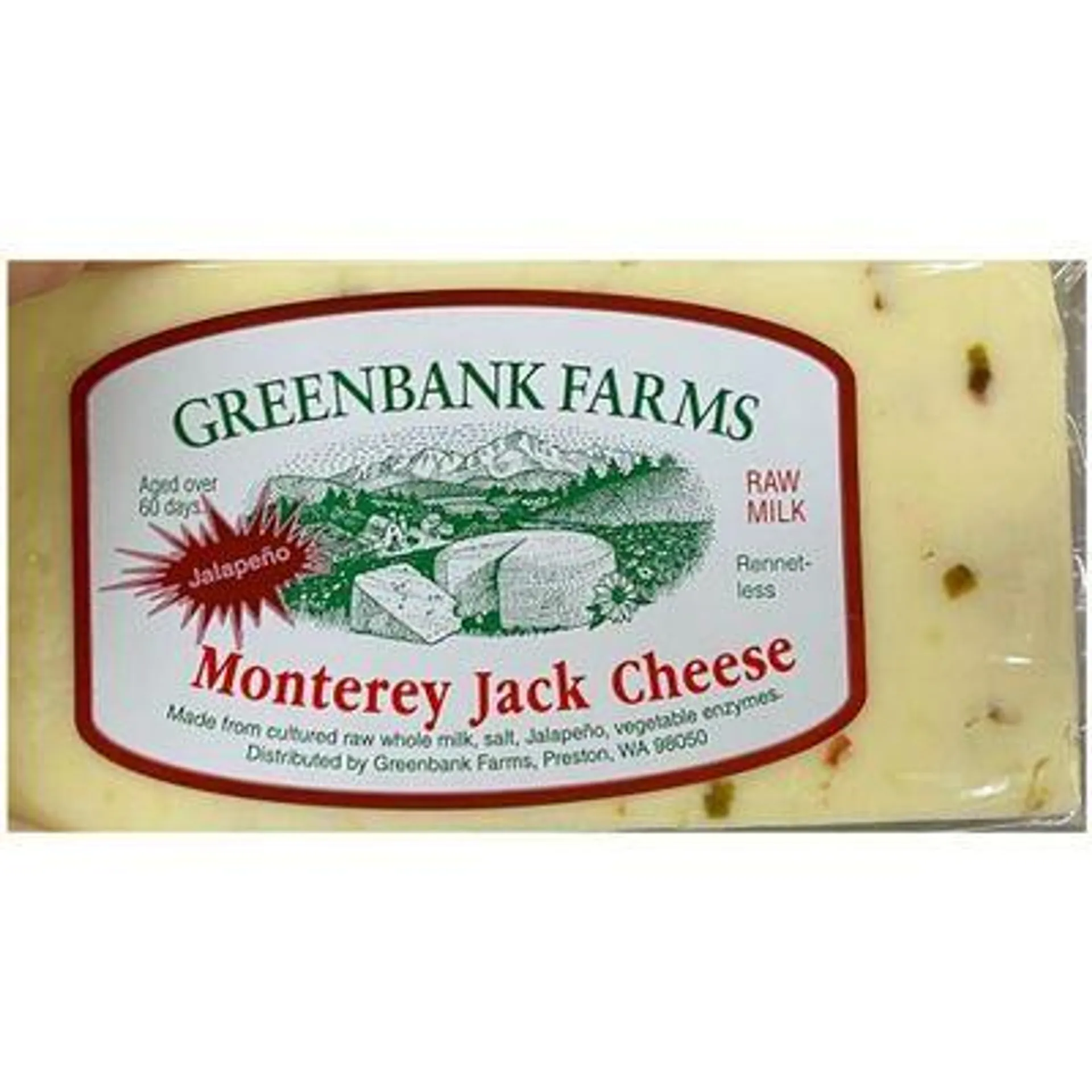 Greenbank Farms Raw Monterey Jack Cheese