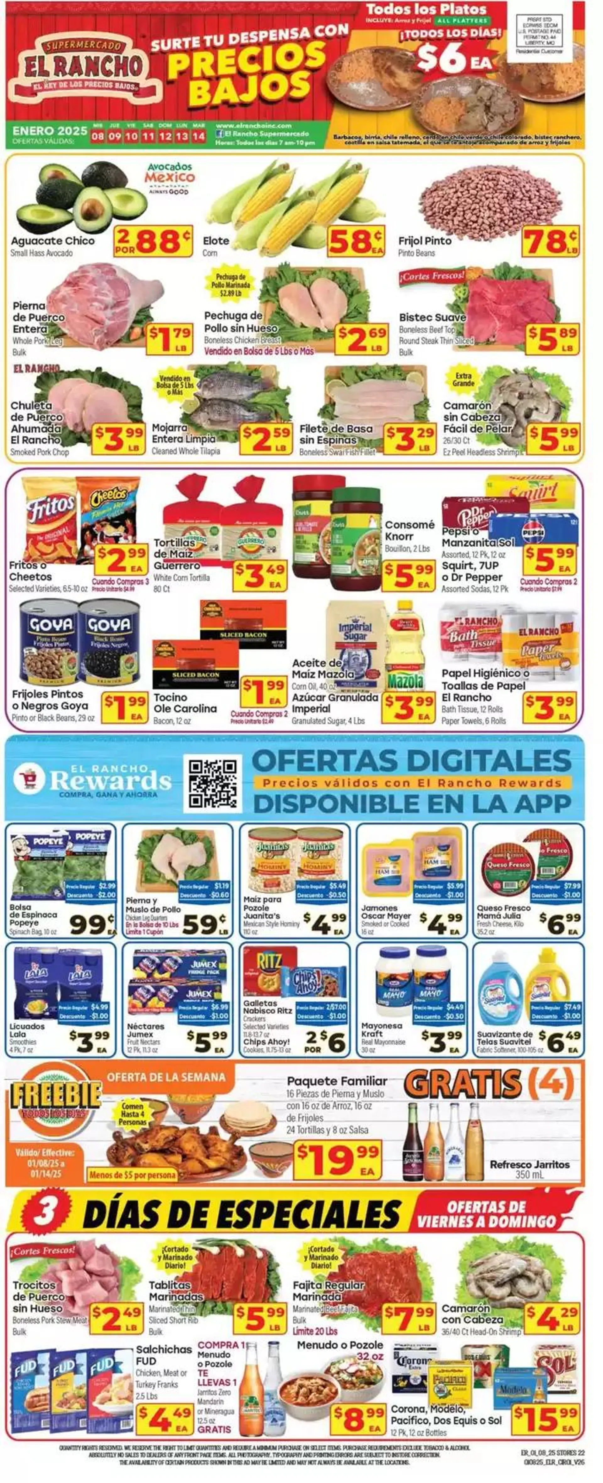 Supermercado El Rancho Weekly ad - 1