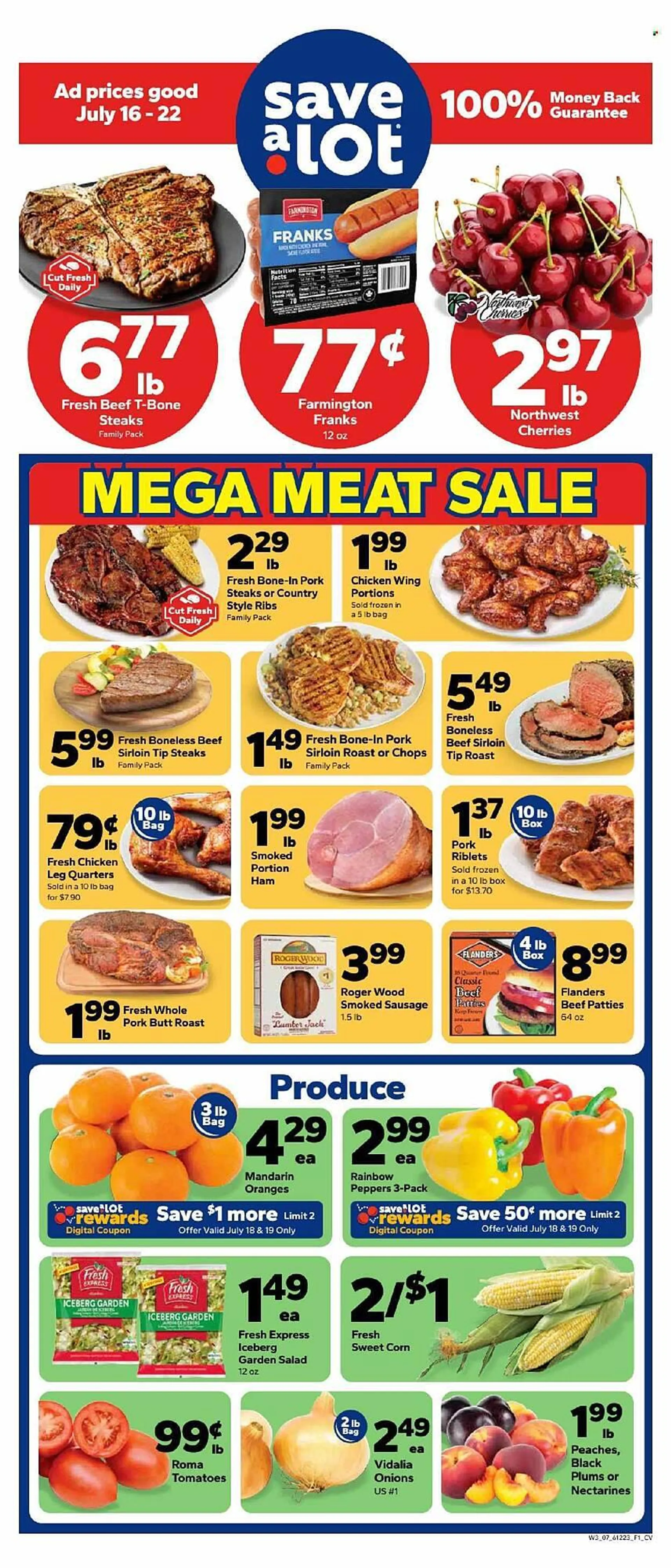 Weekly ad Save a Lot Weekly Ad from July 16 to July 22 2025 - Page 1